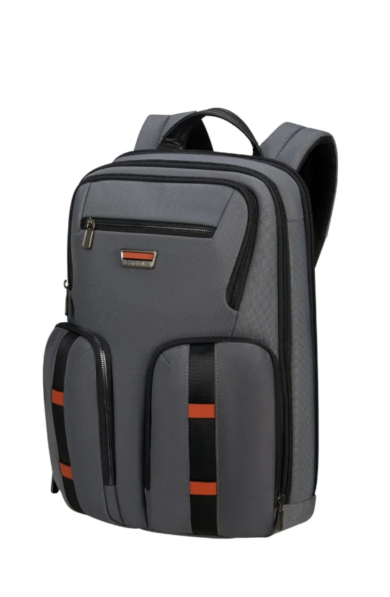 Urban Eye Gray Cognac 2 Pocket Backpack 15.6'