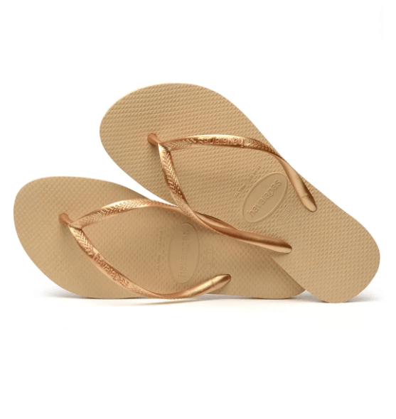 Slim Light Golden Dore Slippers