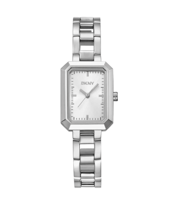 Metallic Silver Stainless Steel Women's Watch DK1L009M0055