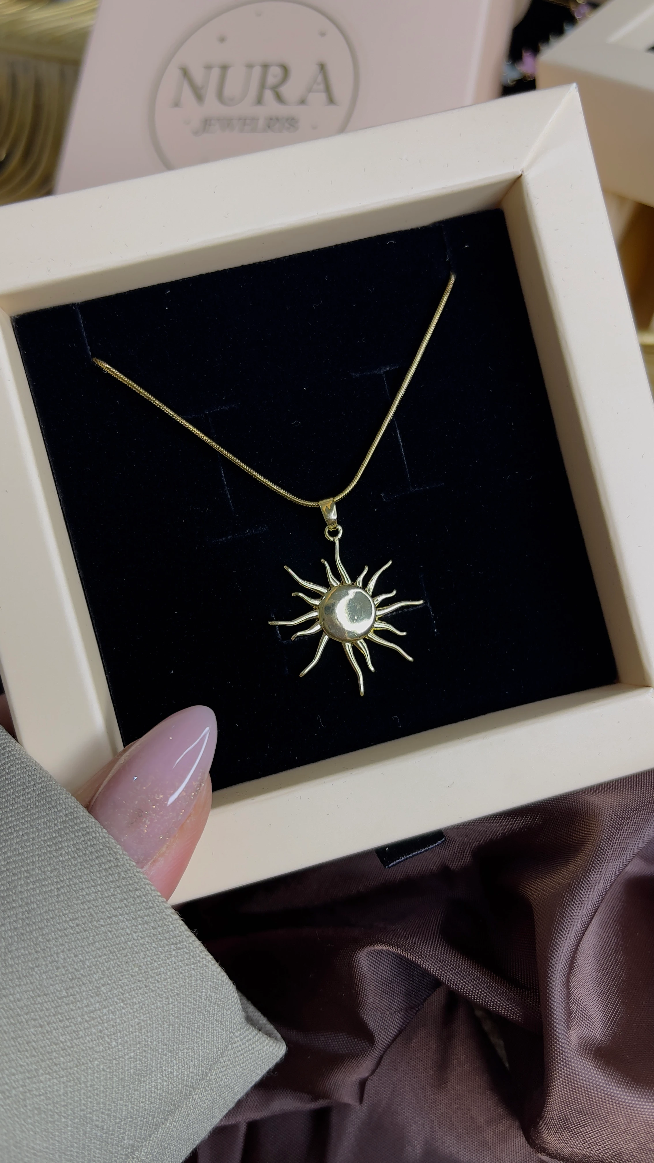 GÜNEŞ MODEL 14K KOLYE