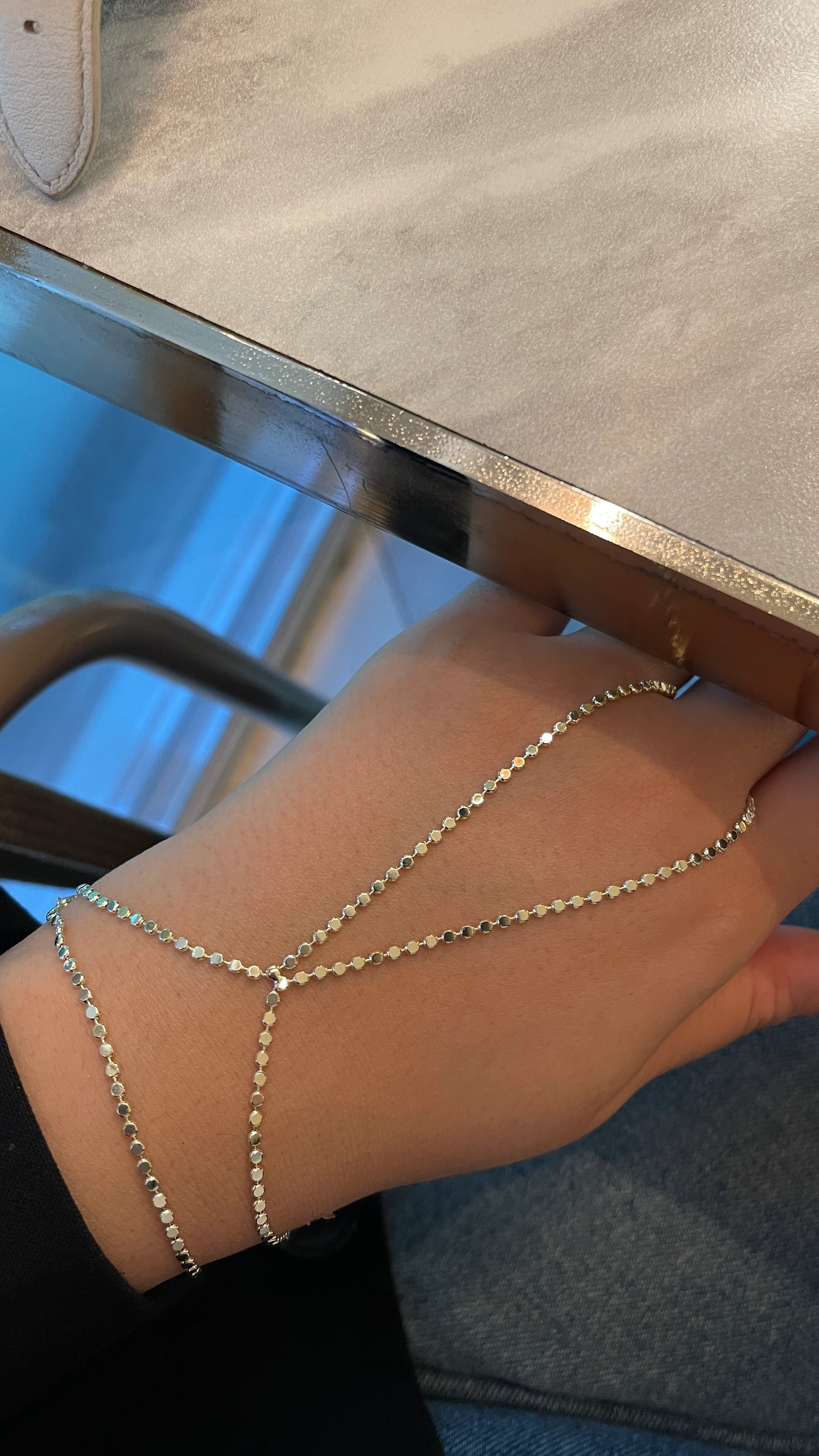 14K RENK EZME ZİNCİR ŞIK ŞAHMERAN