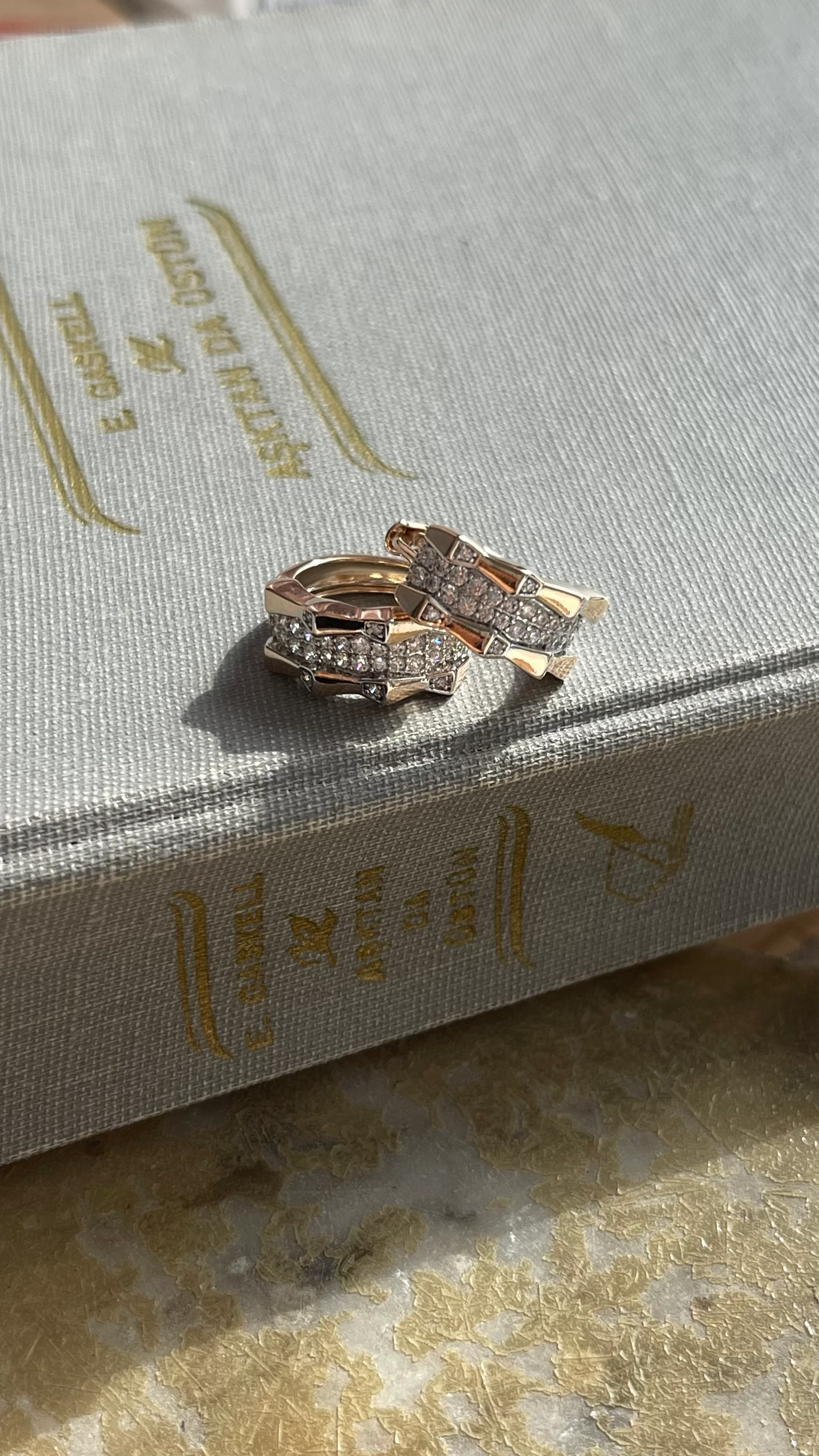 XUPİNG 18K HALKA KÜPE