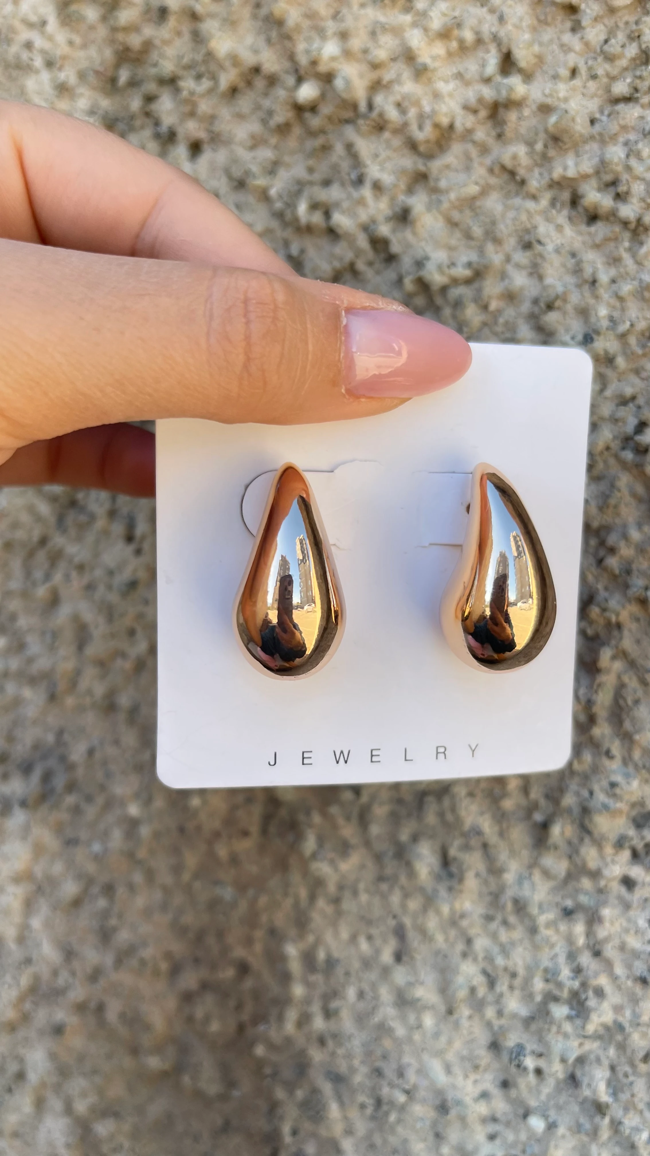 ROSE GOLD DAMLA MODEL ŞIK KÜPE