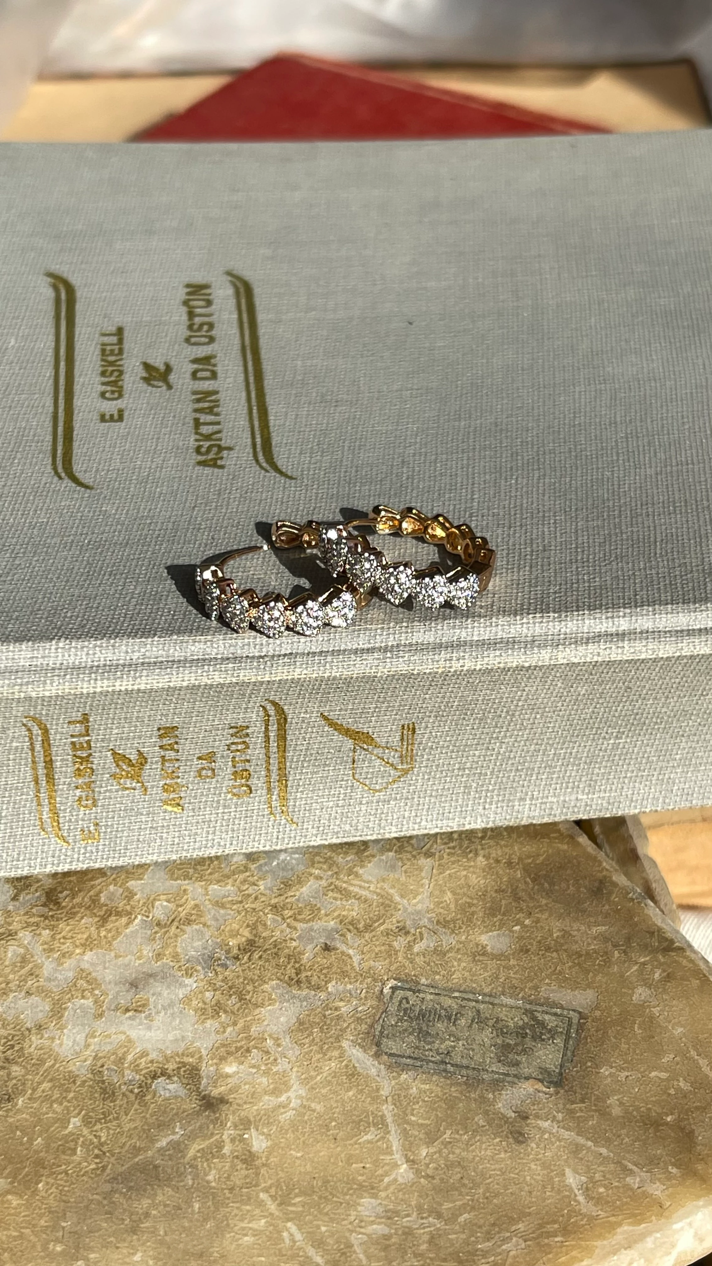 ZİRKON TAŞ XUPİNG HALKA KÜPE