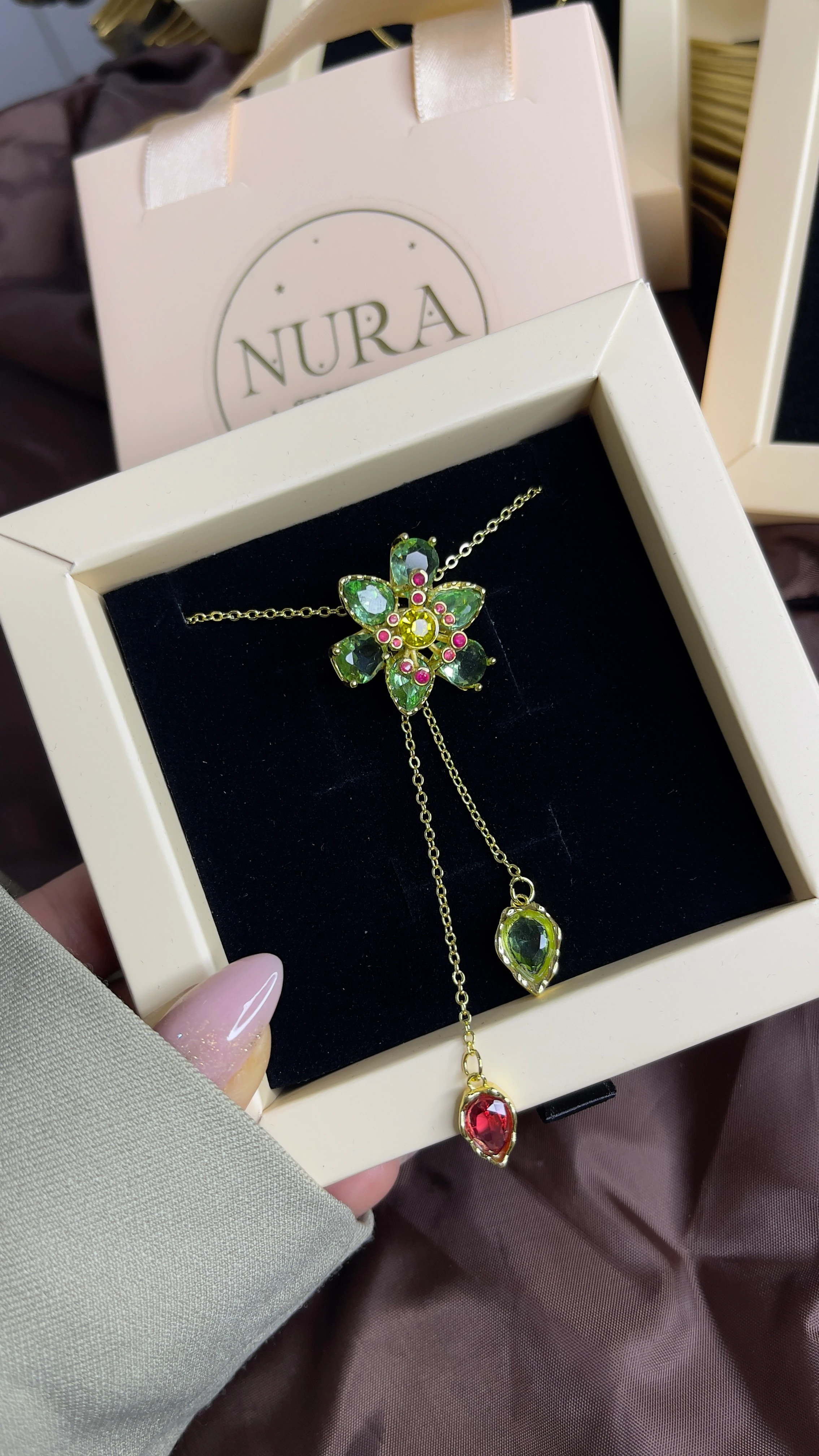 Idyllia Y KOLYE YEŞİL RENK 