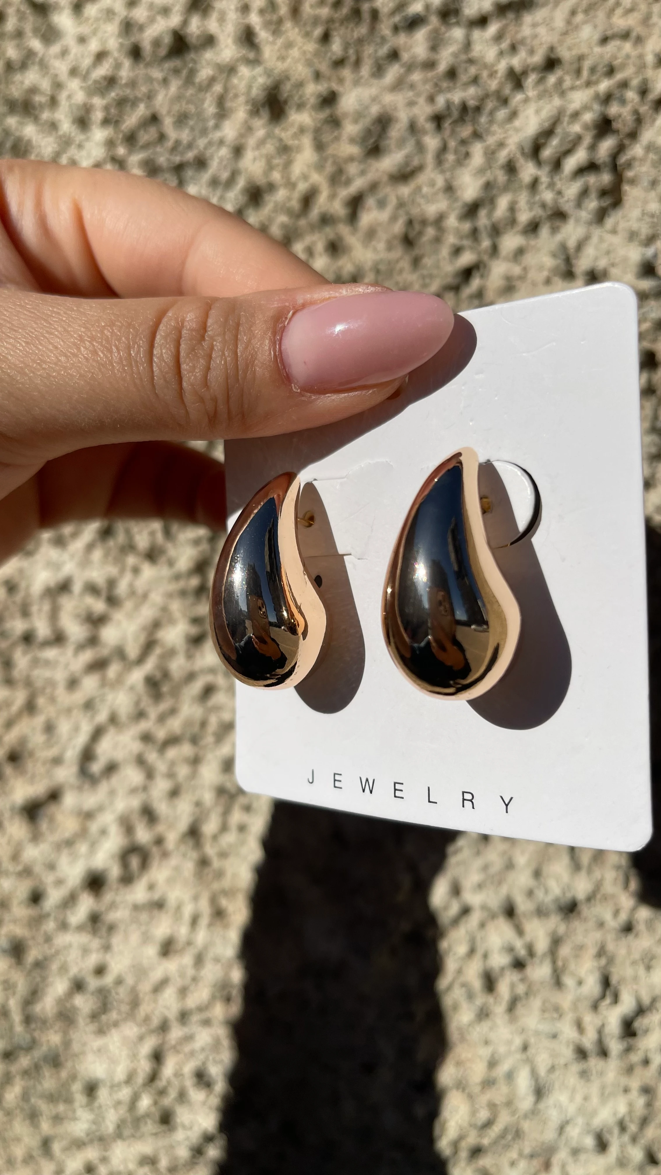 ROSE GOLD DAMLA MODEL ŞIK KÜPE