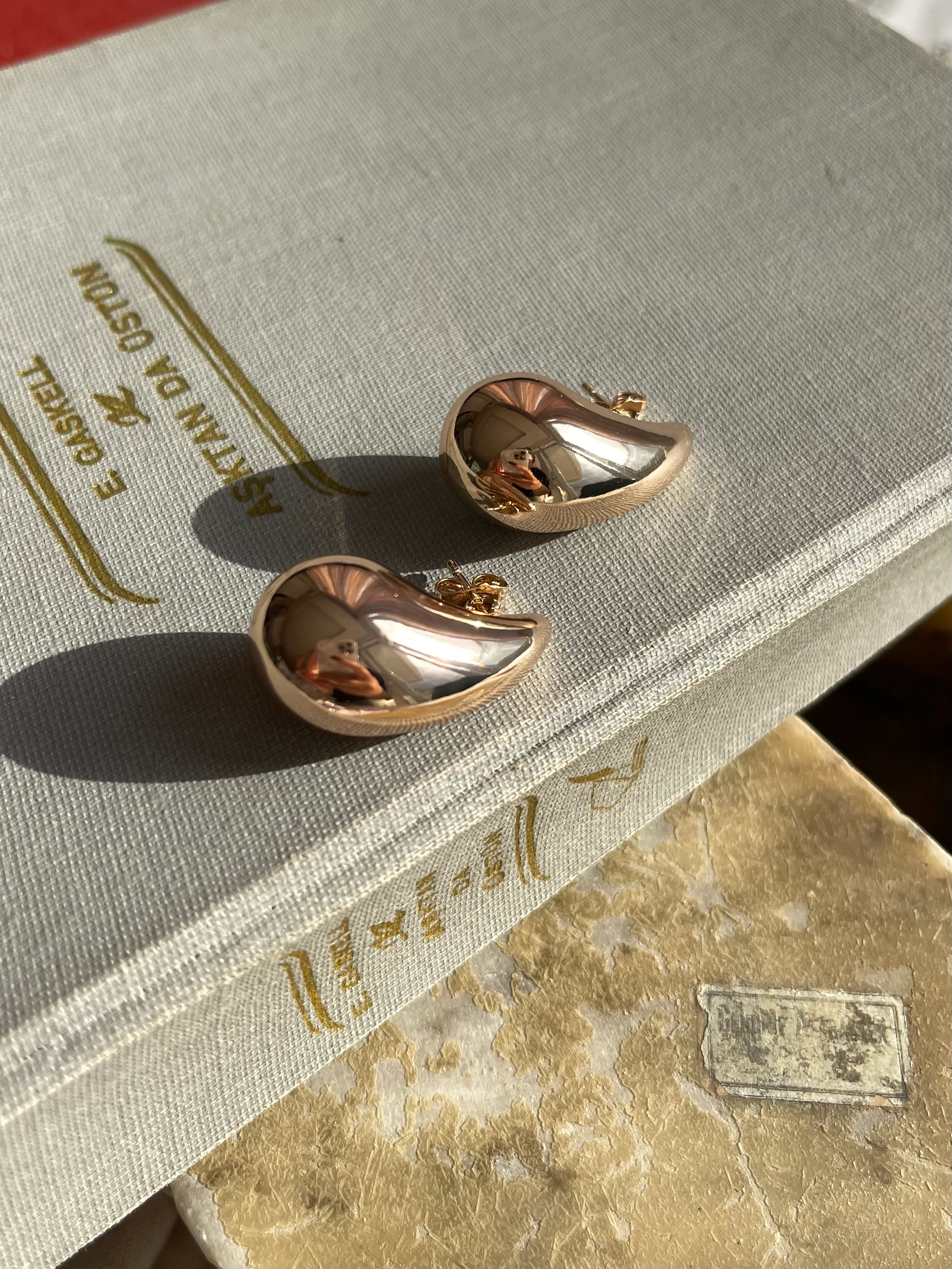 ROSE GOLD DAMLA MODEL ŞIK KÜPE