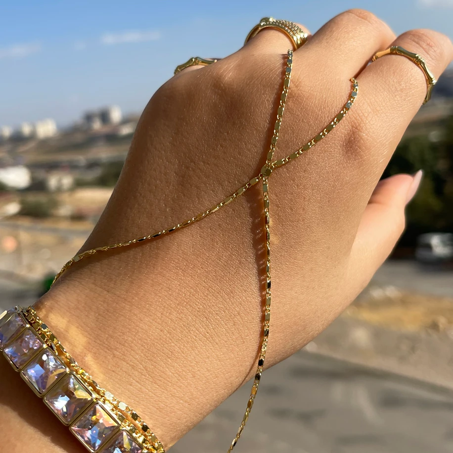 Klasik Zincir 2 tur Gold Renk Şahmeran