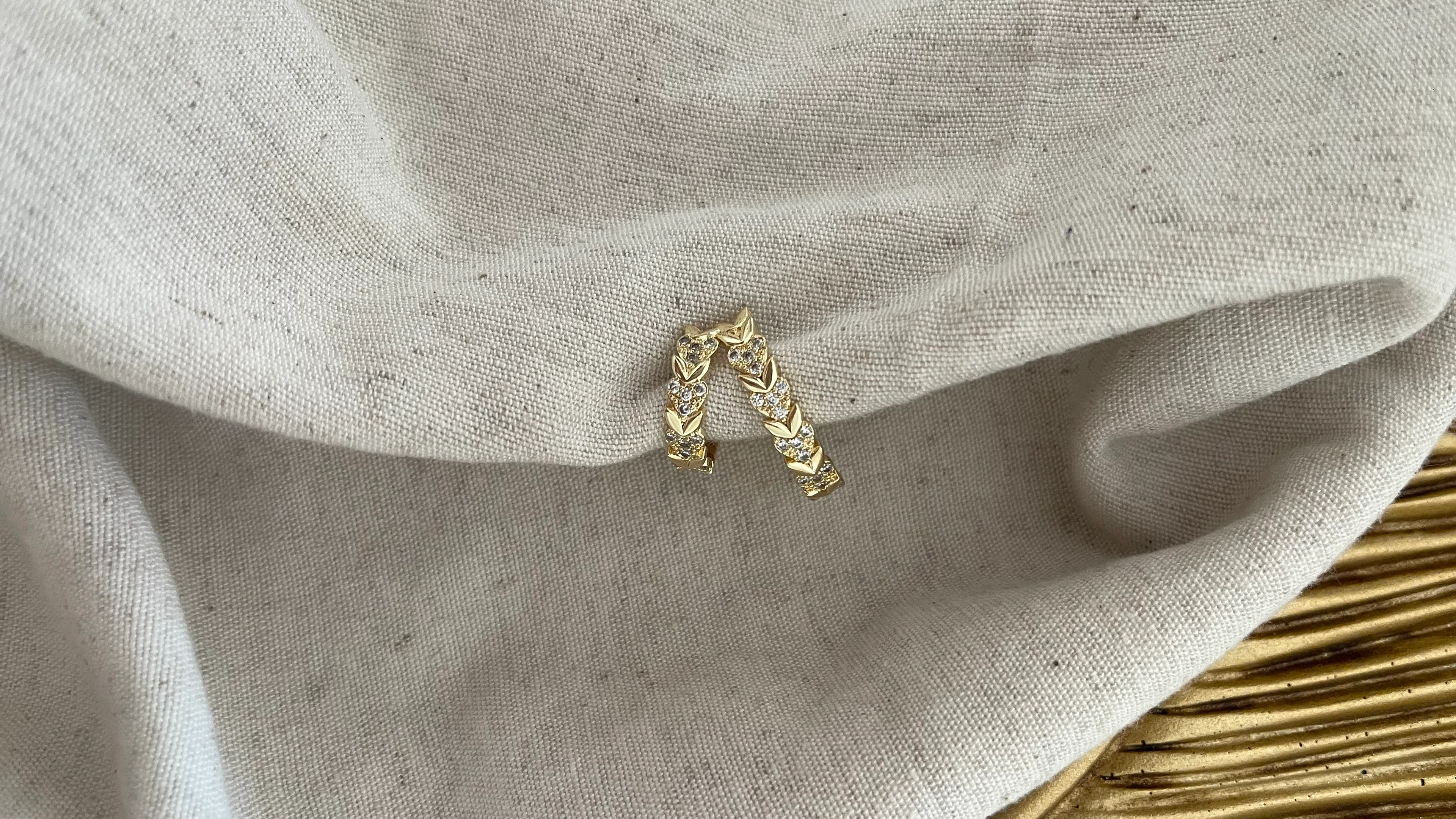 ZİRKON TAŞ EARCUFF 14K RENK