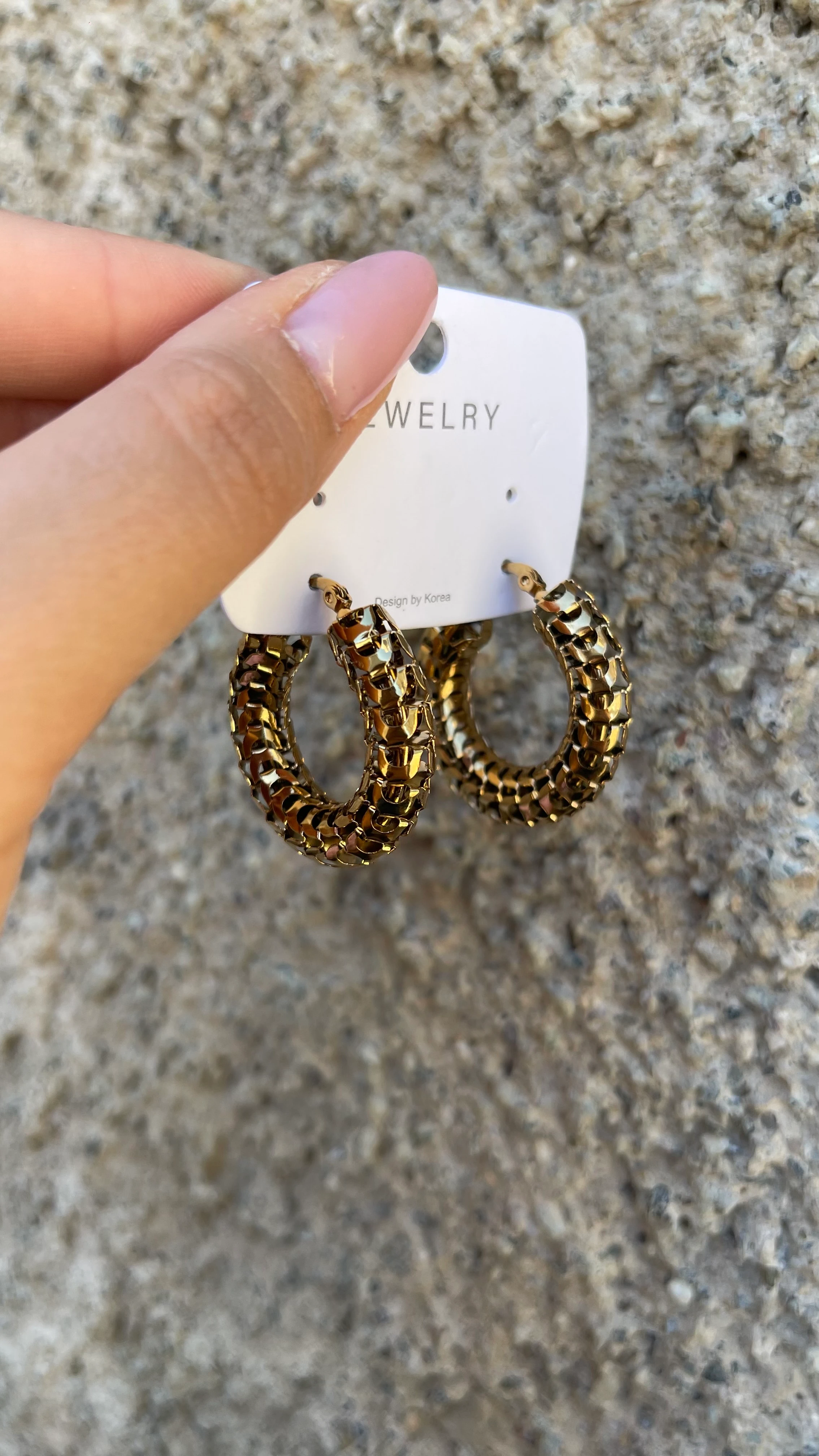 HALKA MODEL KÜPE GOLD RENK 