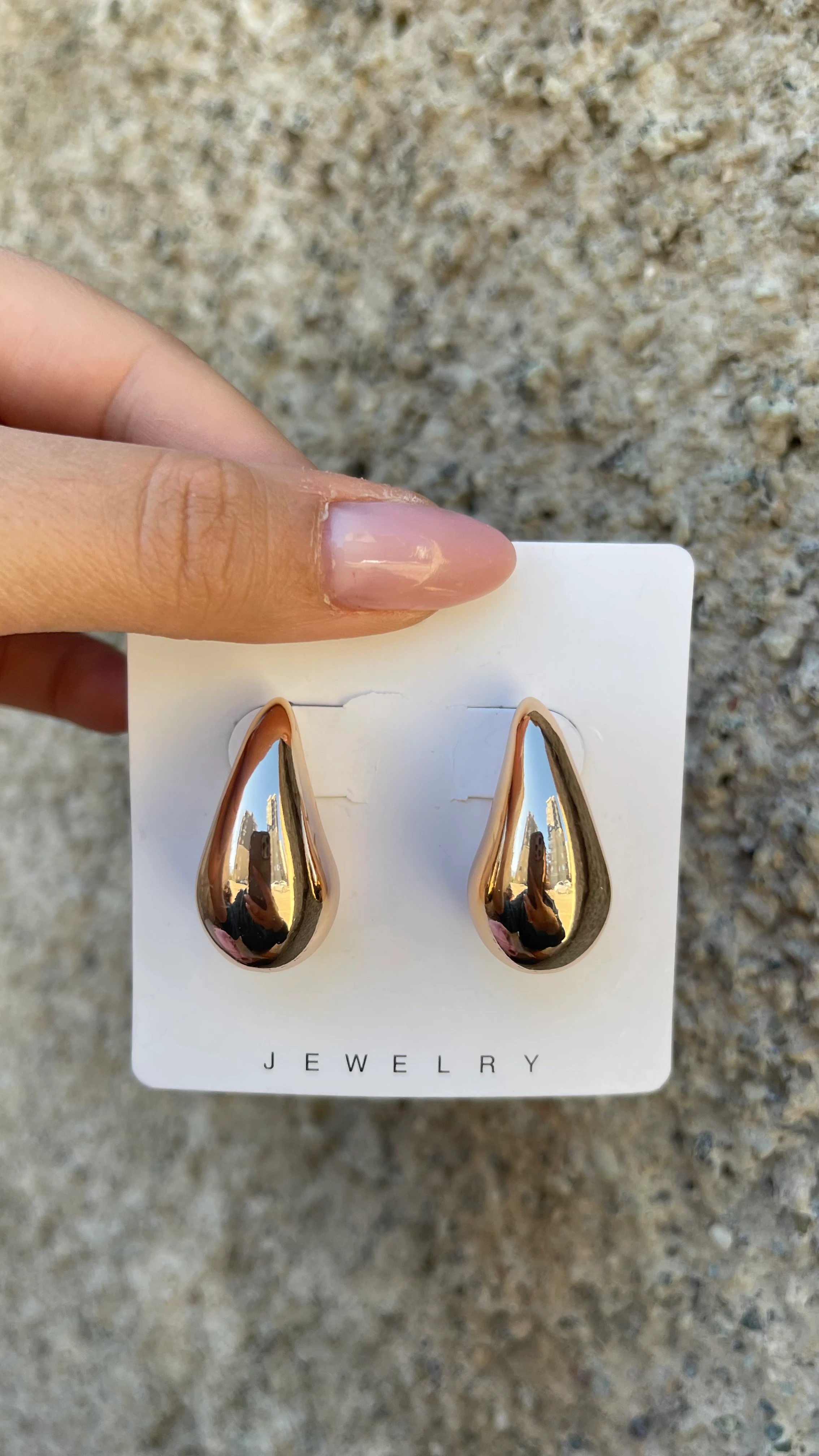 ROSE GOLD DAMLA MODEL ŞIK KÜPE