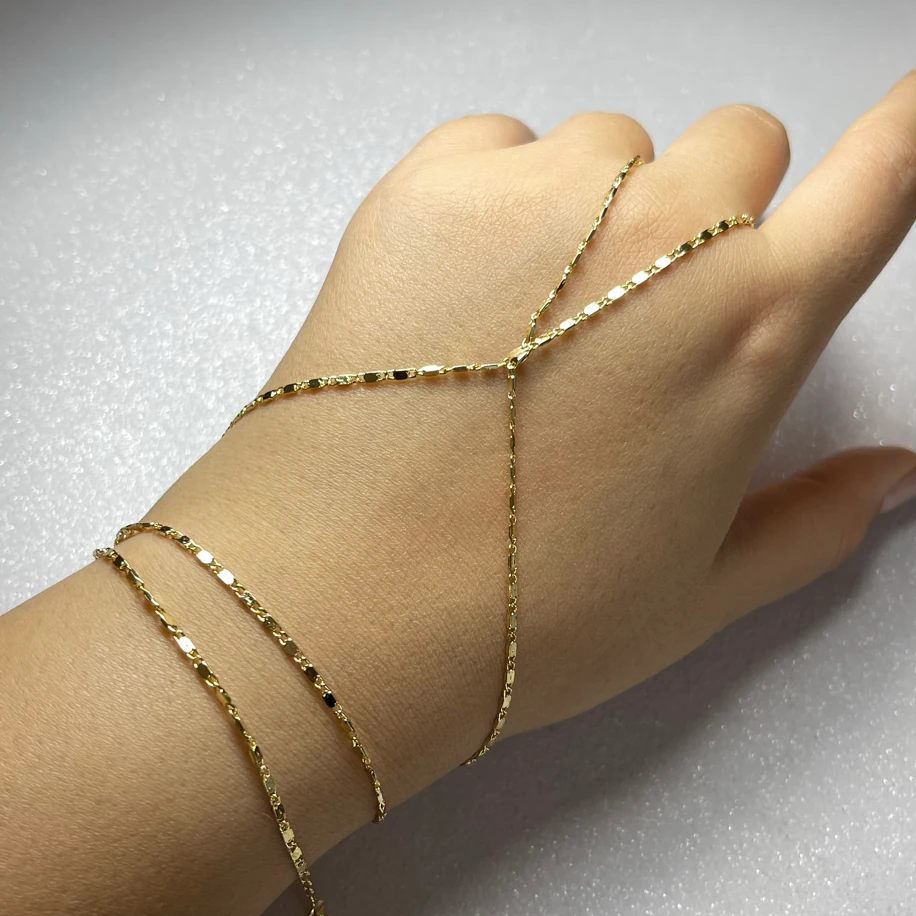 Klasik Zincir 2 tur Gold Renk Şahmeran