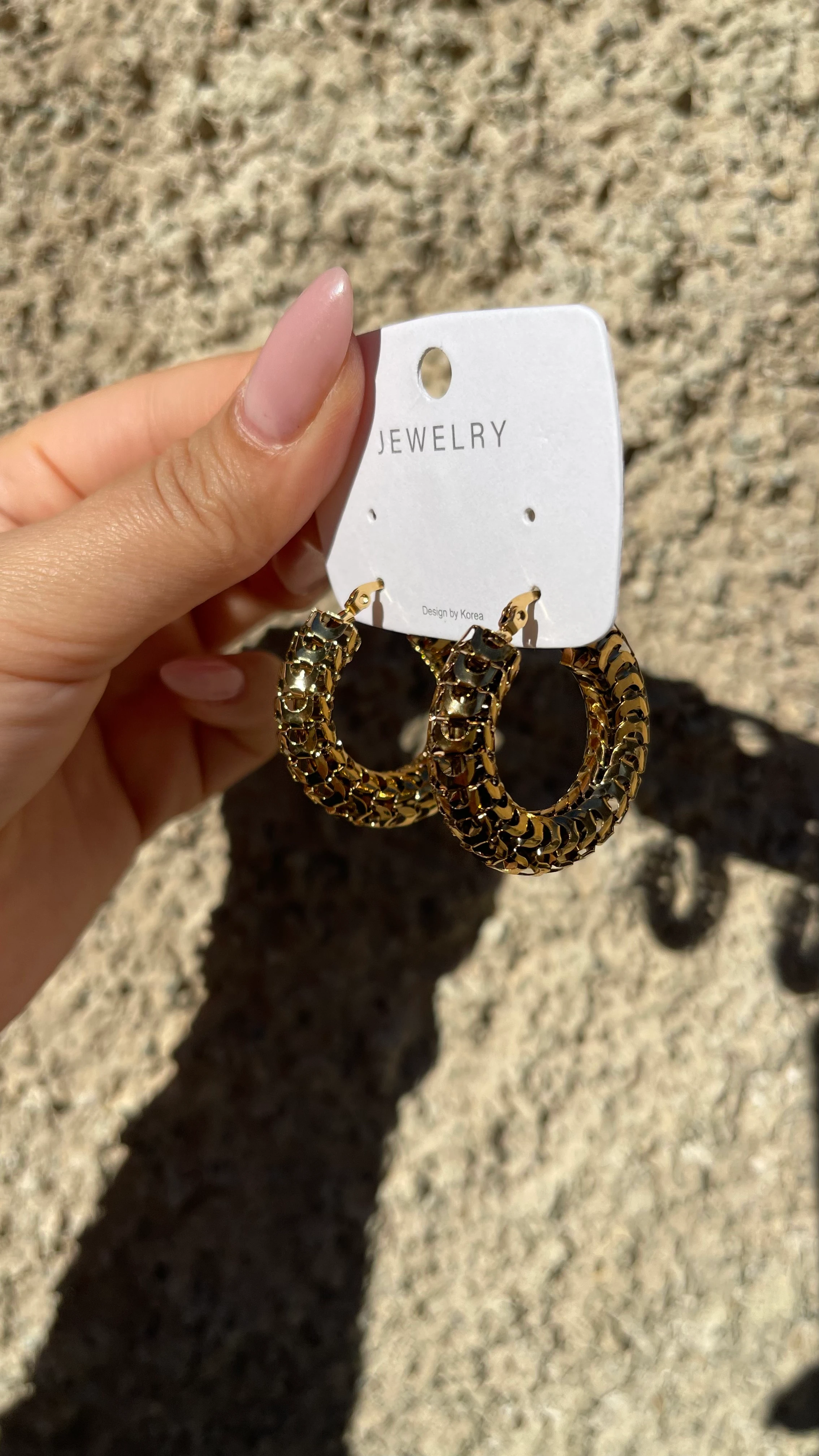 HALKA MODEL KÜPE GOLD RENK 