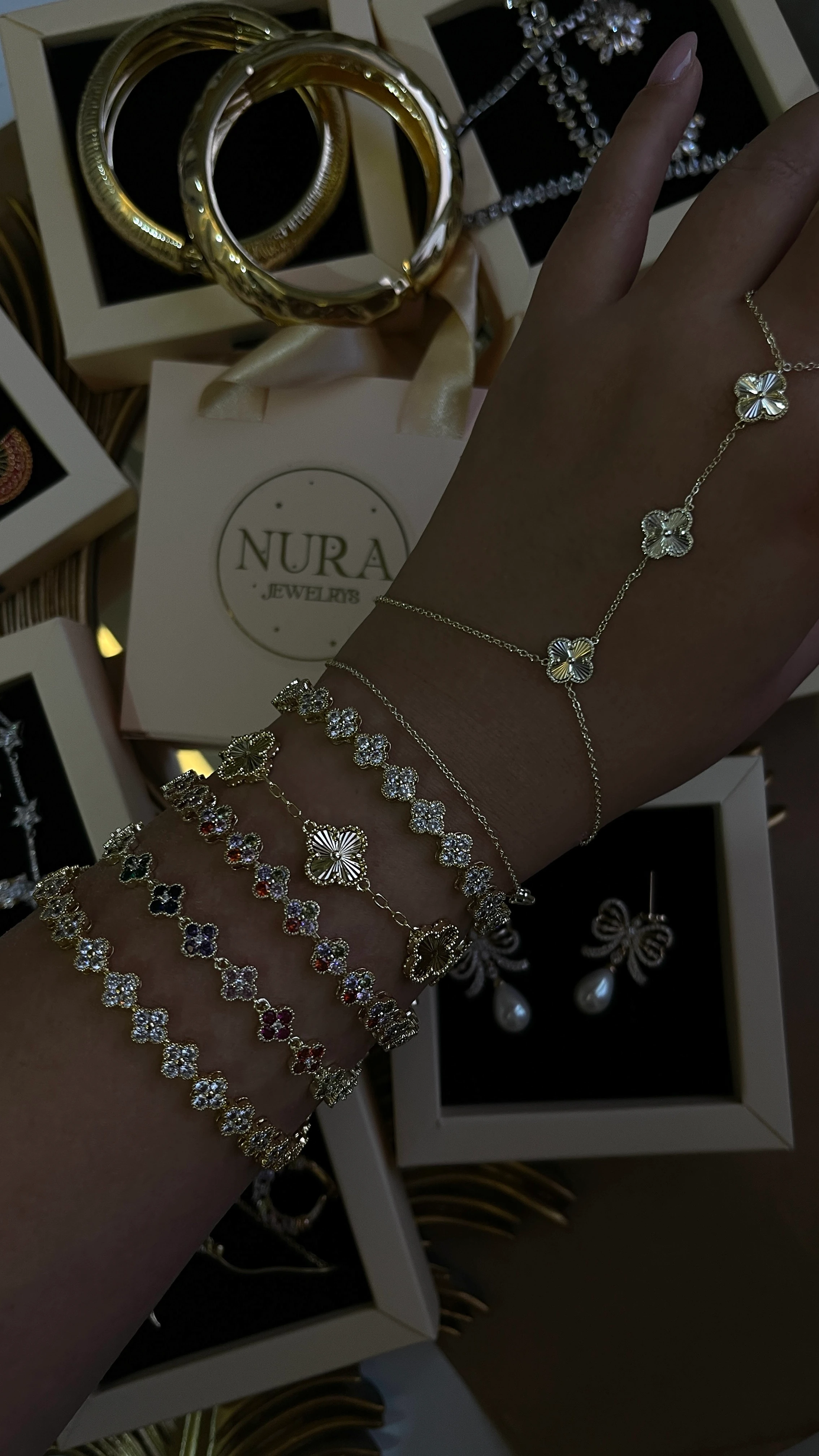 YONCA DETAY 14K RENK ŞIK ŞAHMERAN