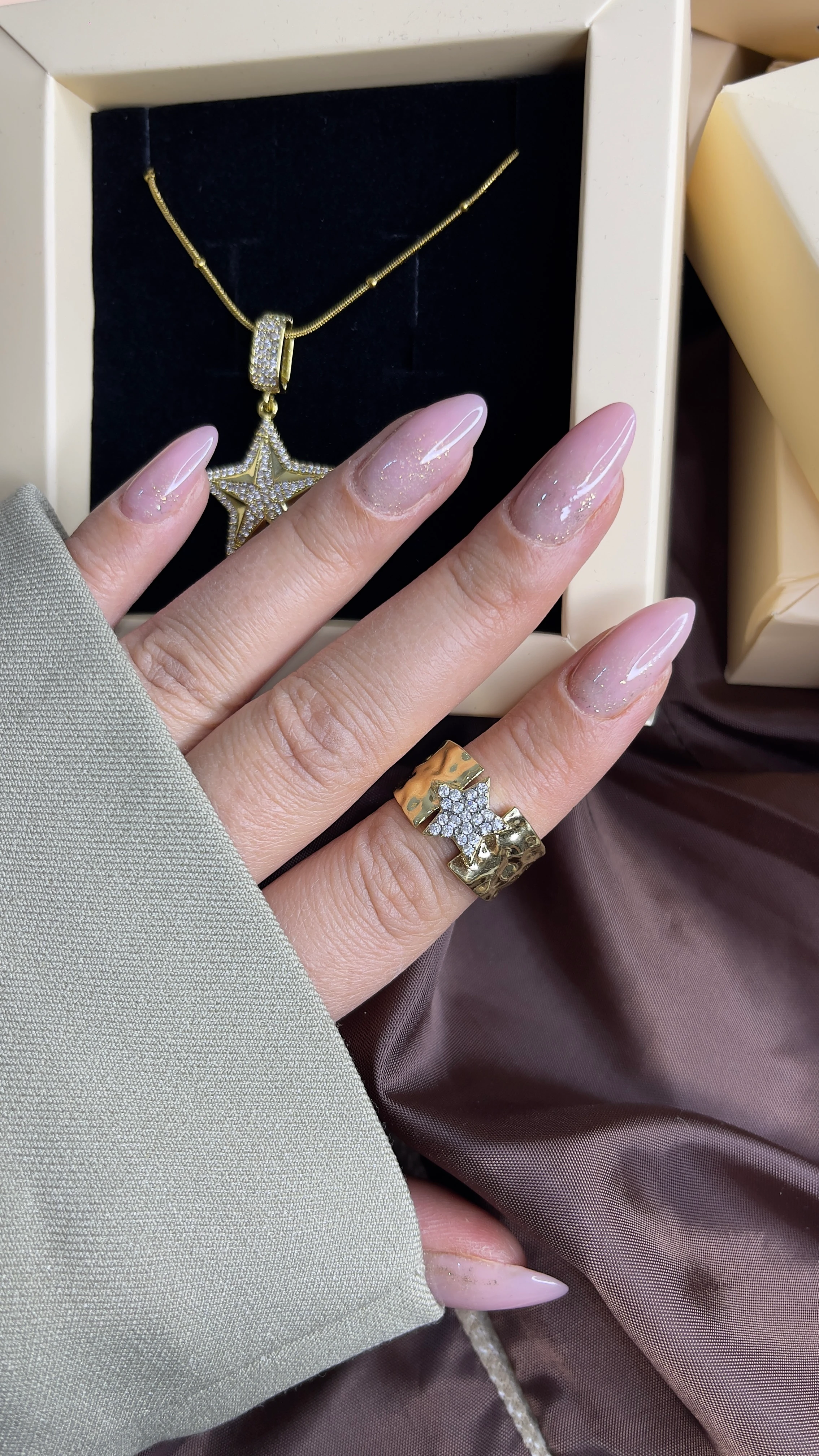 YILDIZ MODEL ŞIK AYARLANABİLİR YÜZÜK