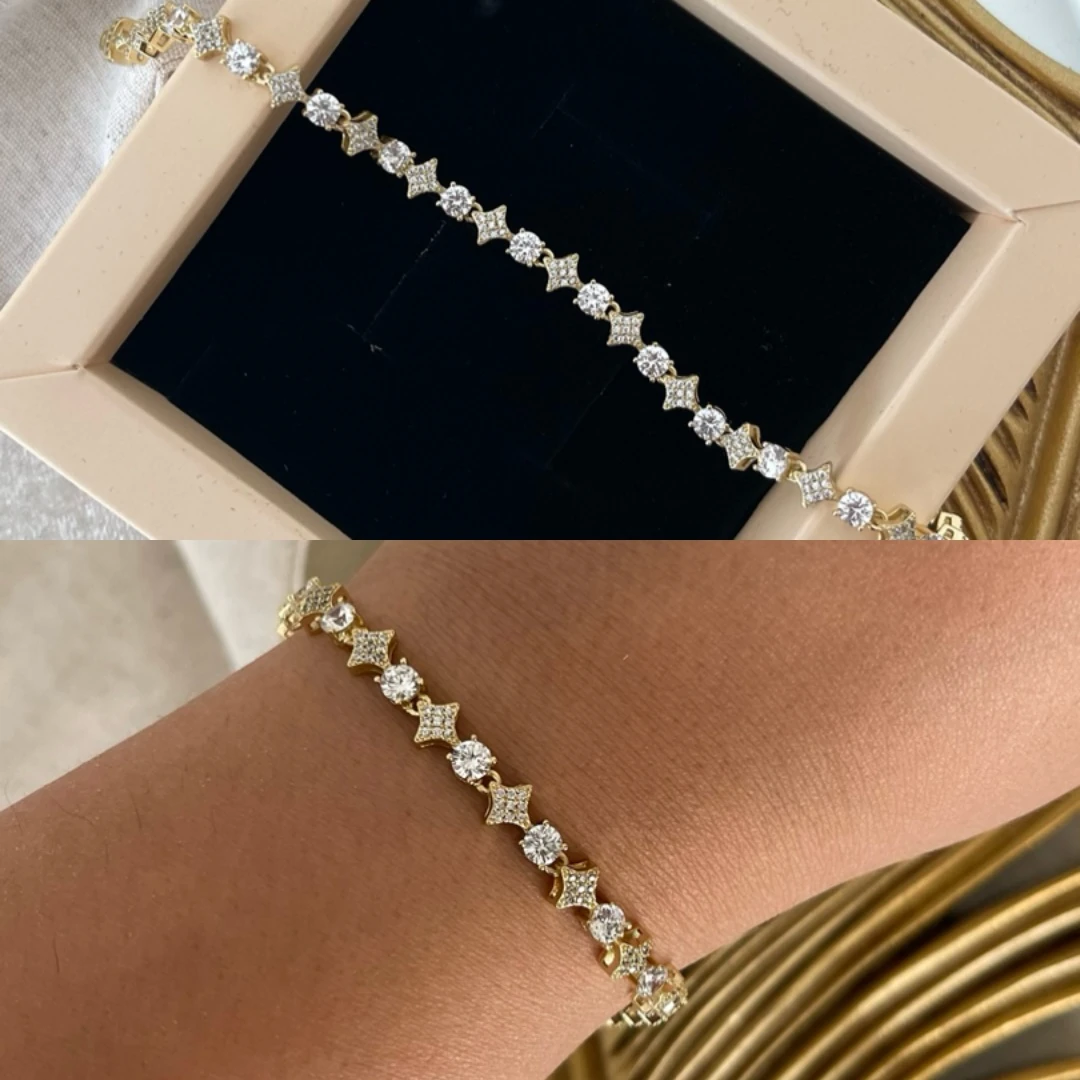 14 K XUPİNG ŞIK KADIN BİLEKLİK ÖZEL SERİ 