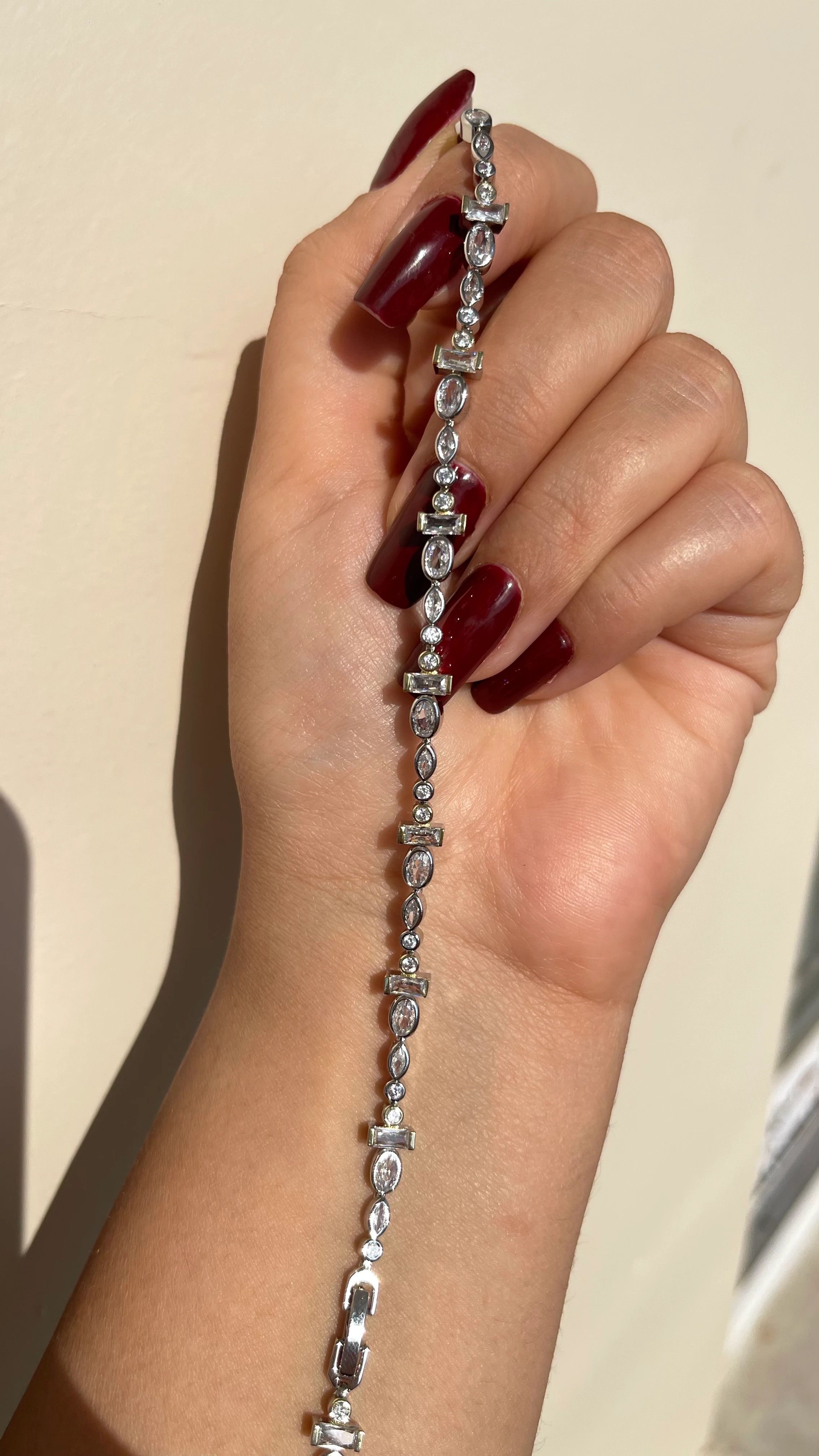 BAGET TAŞLI 14K RENK XUPİNG VIP BİLEKLİK