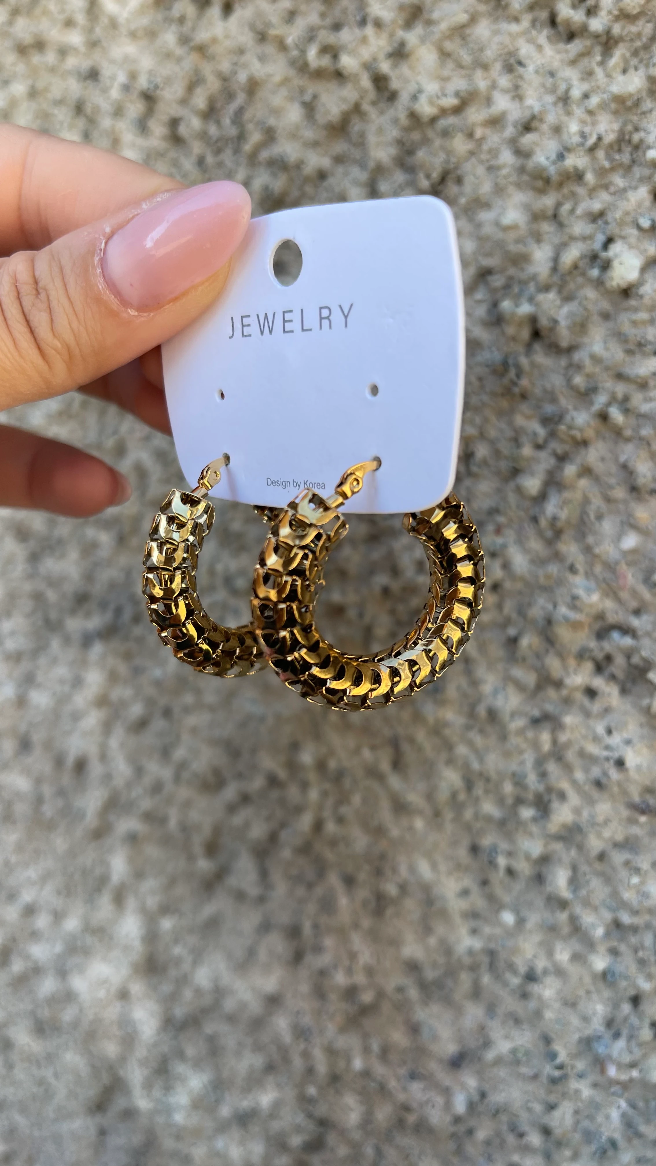 HALKA MODEL KÜPE GOLD RENK 