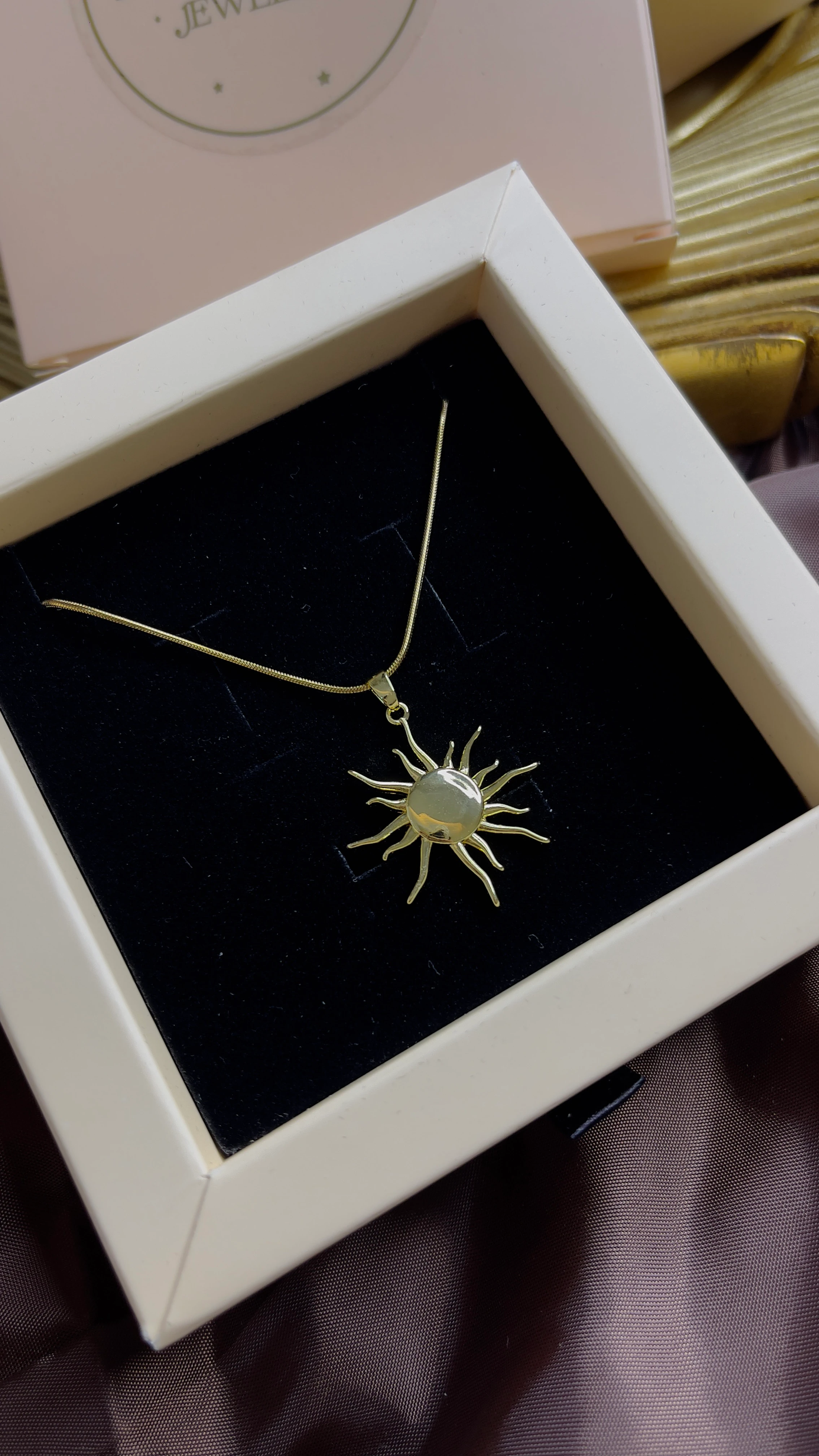 GÜNEŞ MODEL 14K KOLYE