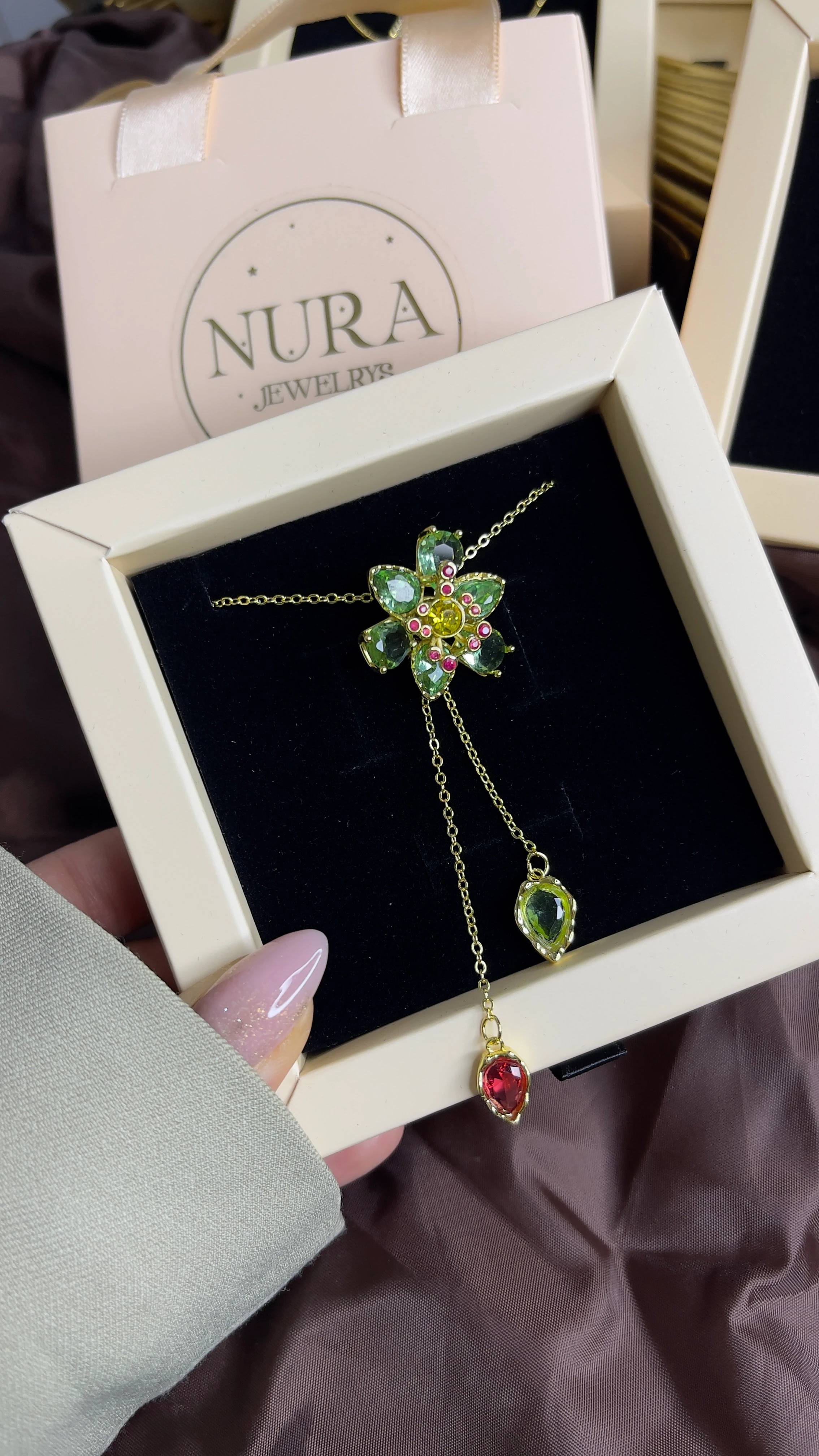 Idyllia Y KOLYE YEŞİL RENK 