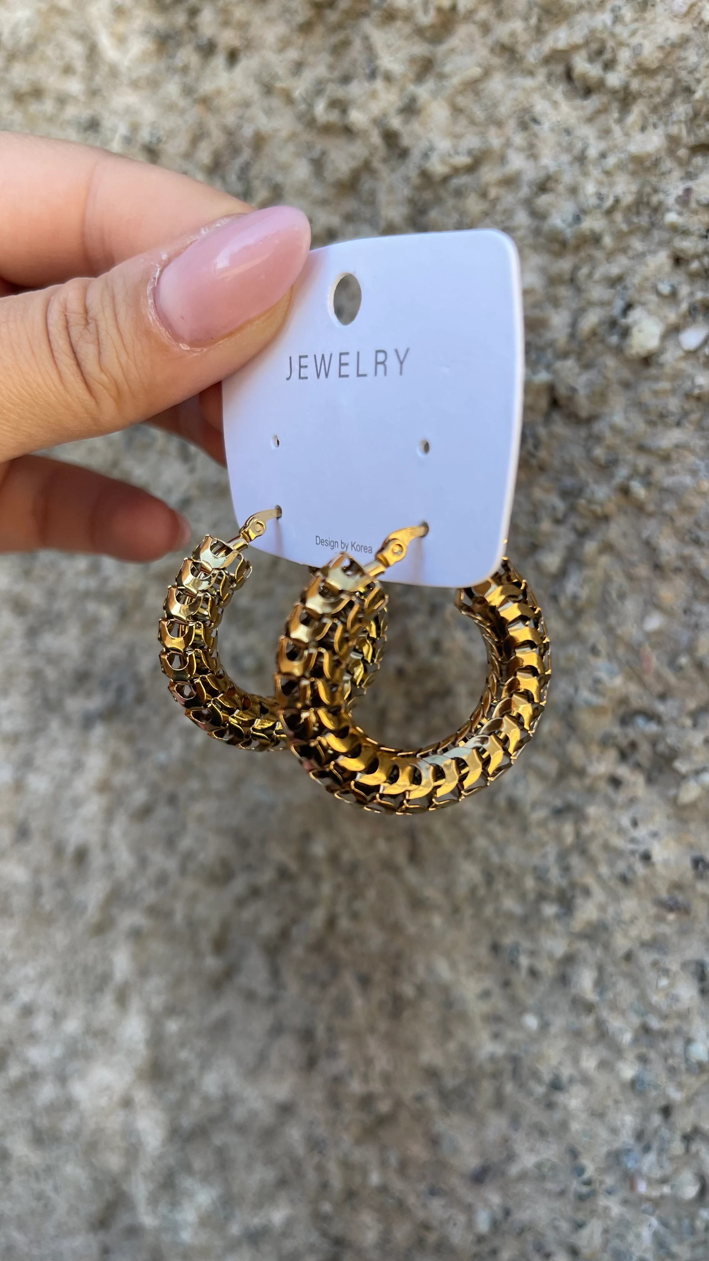 HALKA MODEL KÜPE GOLD RENK 