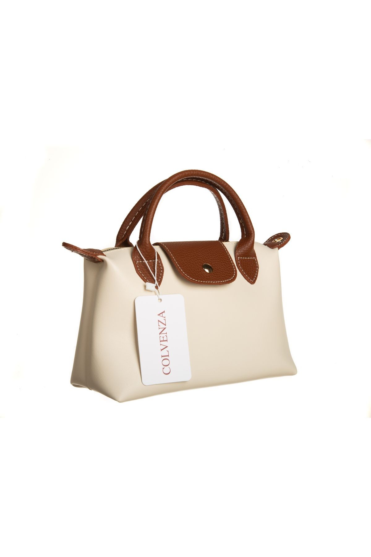 Cityline Collection Bej Detaylı El ve Omuz Çantası