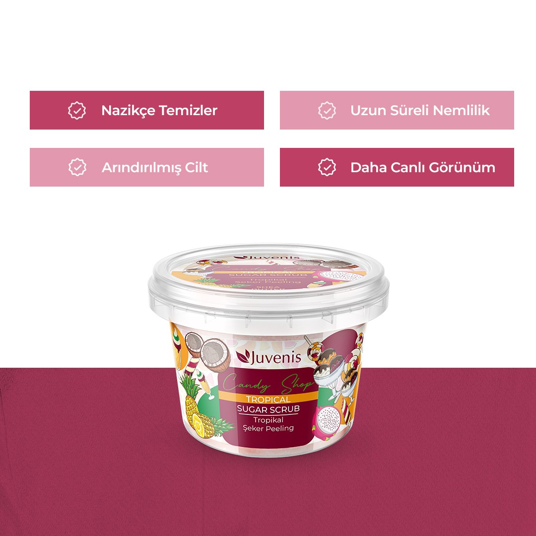 Candy Shop Serisi Tropikal Şeker Peeling 200 gr.