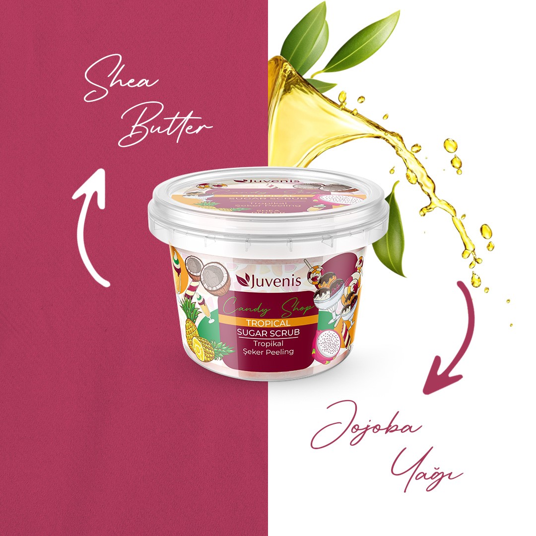 Candy Shop Serisi Tropikal Şeker Peeling 200 gr.