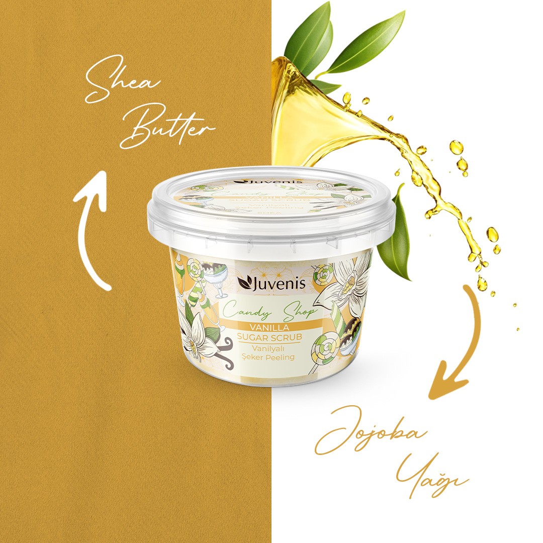 Candy Shop Serisi Vanilyalı Şeker Peeling 200 gr.