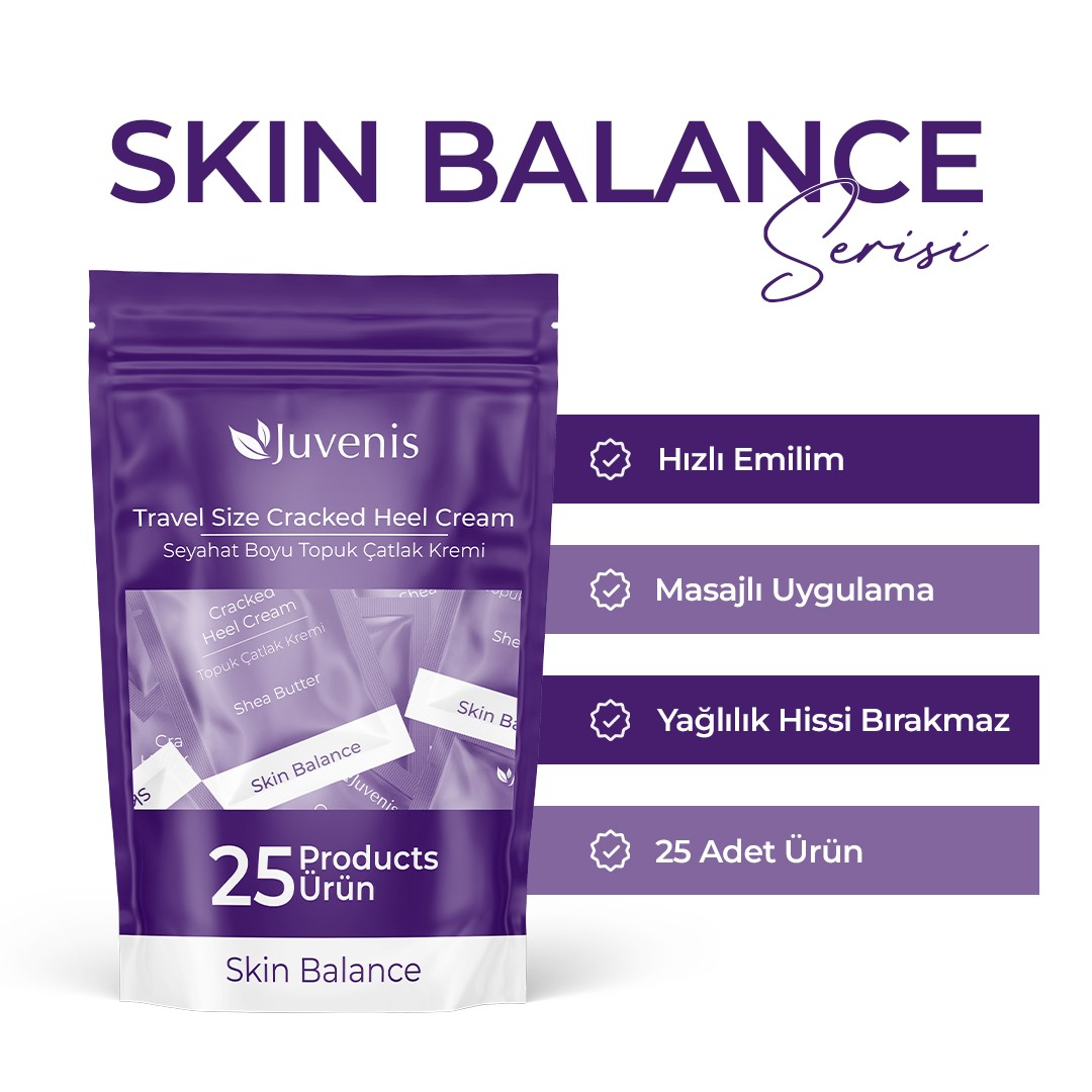 Seyahat Boyu Skin Balance Serisi Topuk Çatlak Kremi