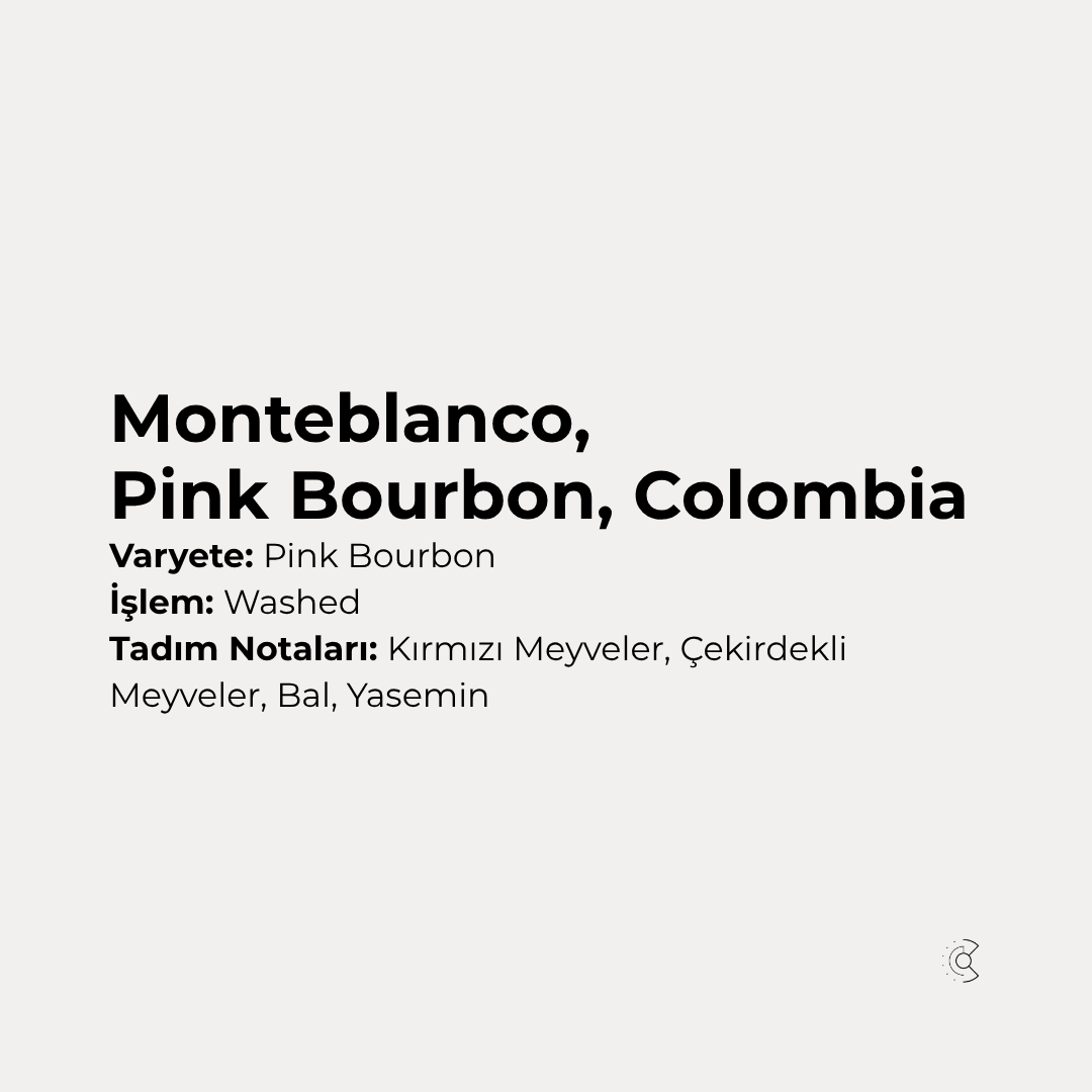 Monteblanco, Pink Bourbon, Colombia