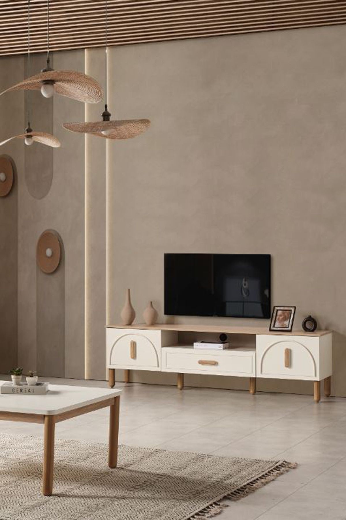 Bohem 200 Tv Sehpası Premium Tasarım Televizyon Sehpası