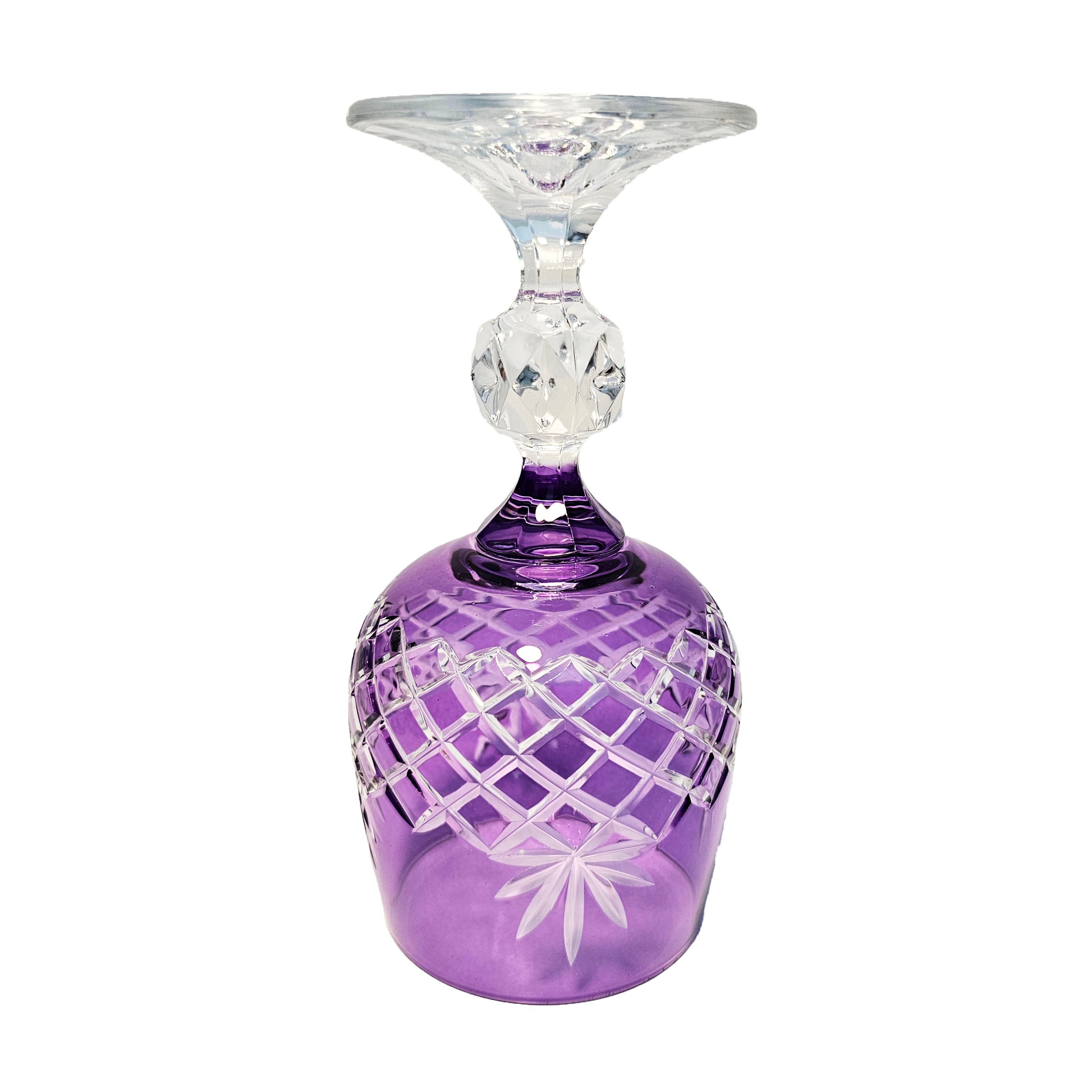 Bohemia Lorenzo 150ml Kristal 1 Adet Bardak Kadeh Takımı (Mor)