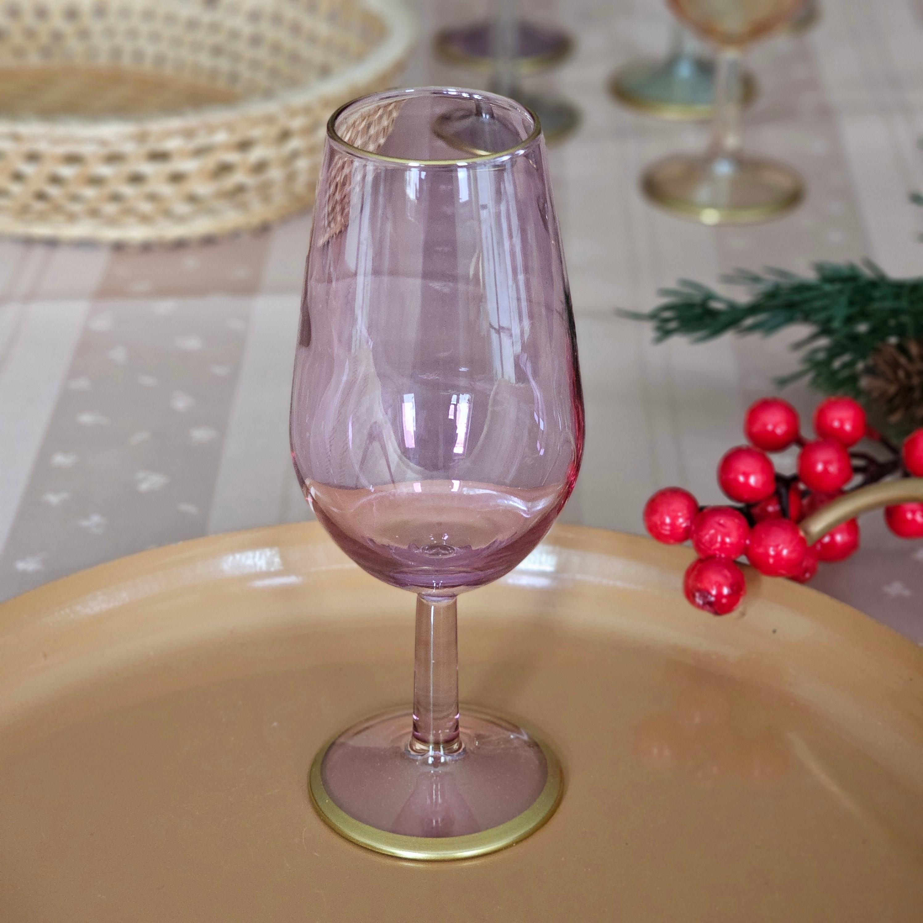 Paşabahçe Pembe Renkli Kahve Yanı Kadeh 1 Adet