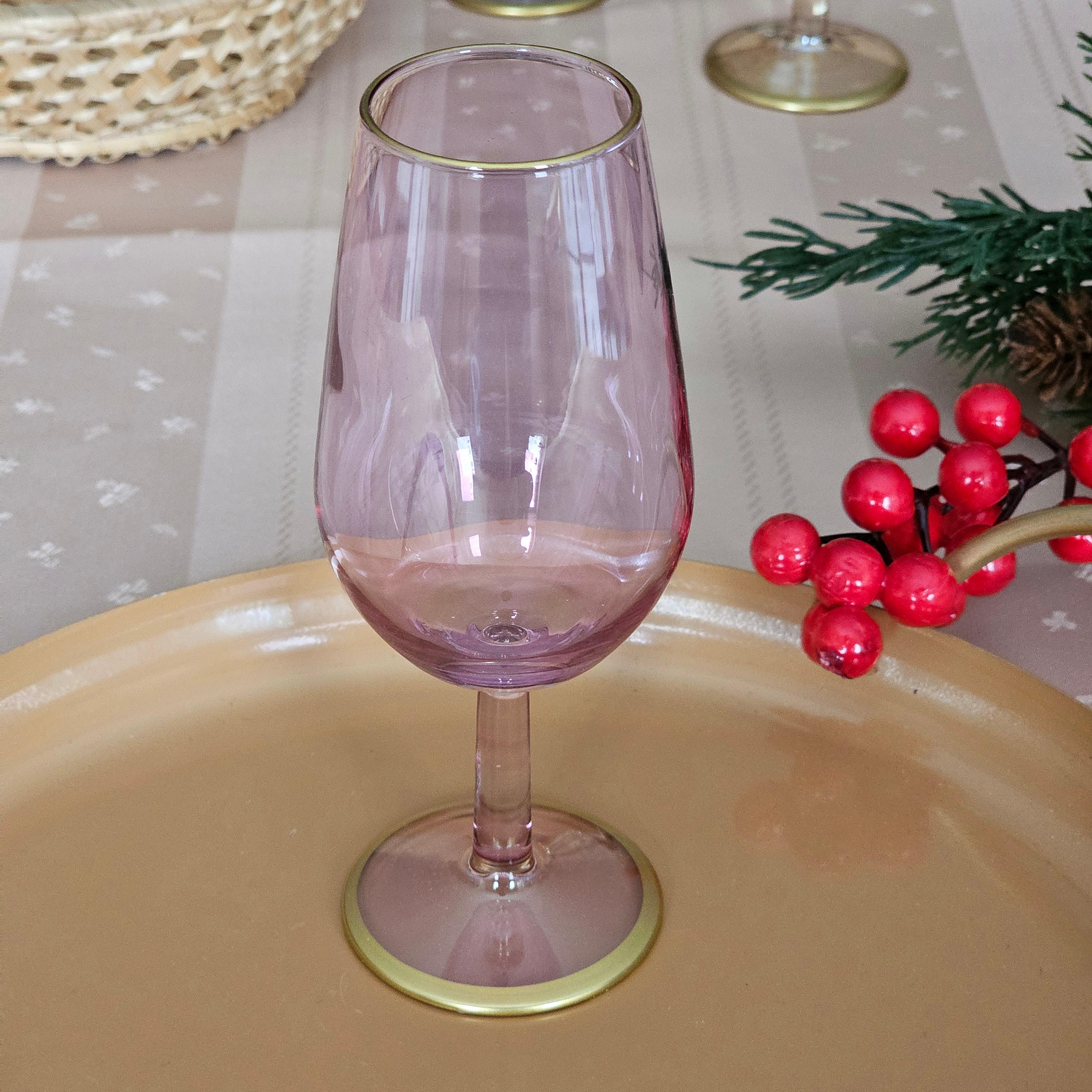 Paşabahçe Pembe Renkli Kahve Yanı Kadeh 1 Adet
