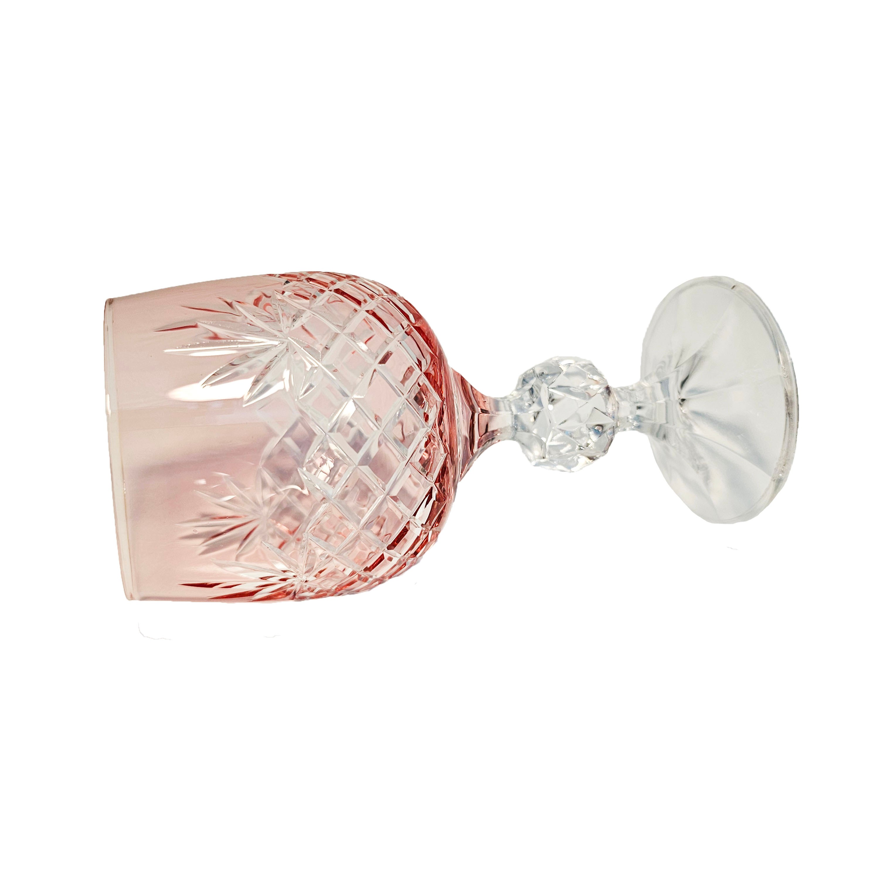 Bohemia Lorenzo 150ml Kristal 1 Adet Bardak Kadeh Takımı (Pembe)