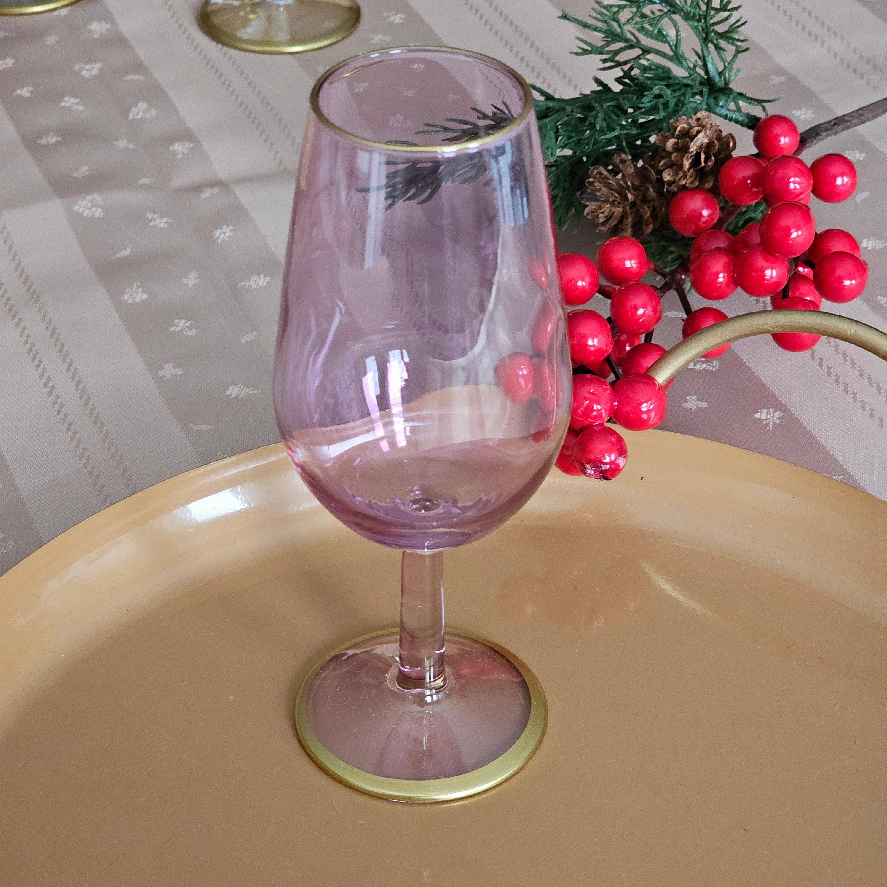 Paşabahçe Pembe Renkli Kahve Yanı Kadeh 1 Adet