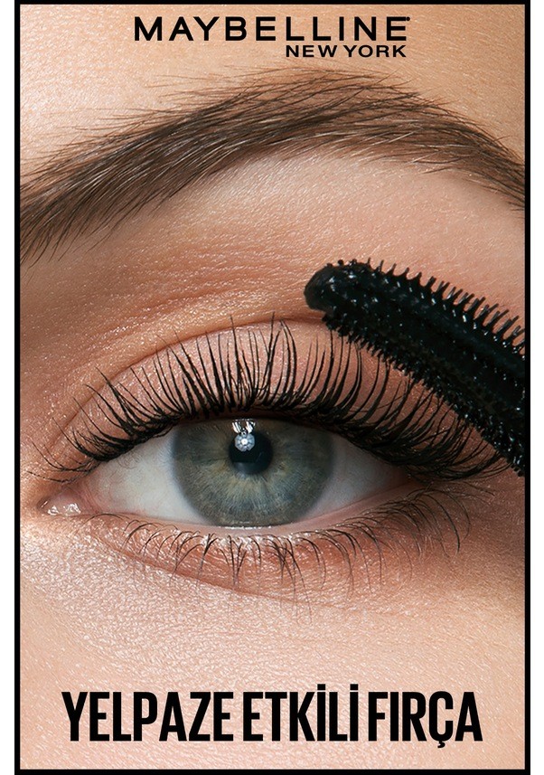 Maybelline New York Lash Sensational Yelpaze Etkili Suya Dayanıklı Siyah Waterproof Maskara 3600531143657