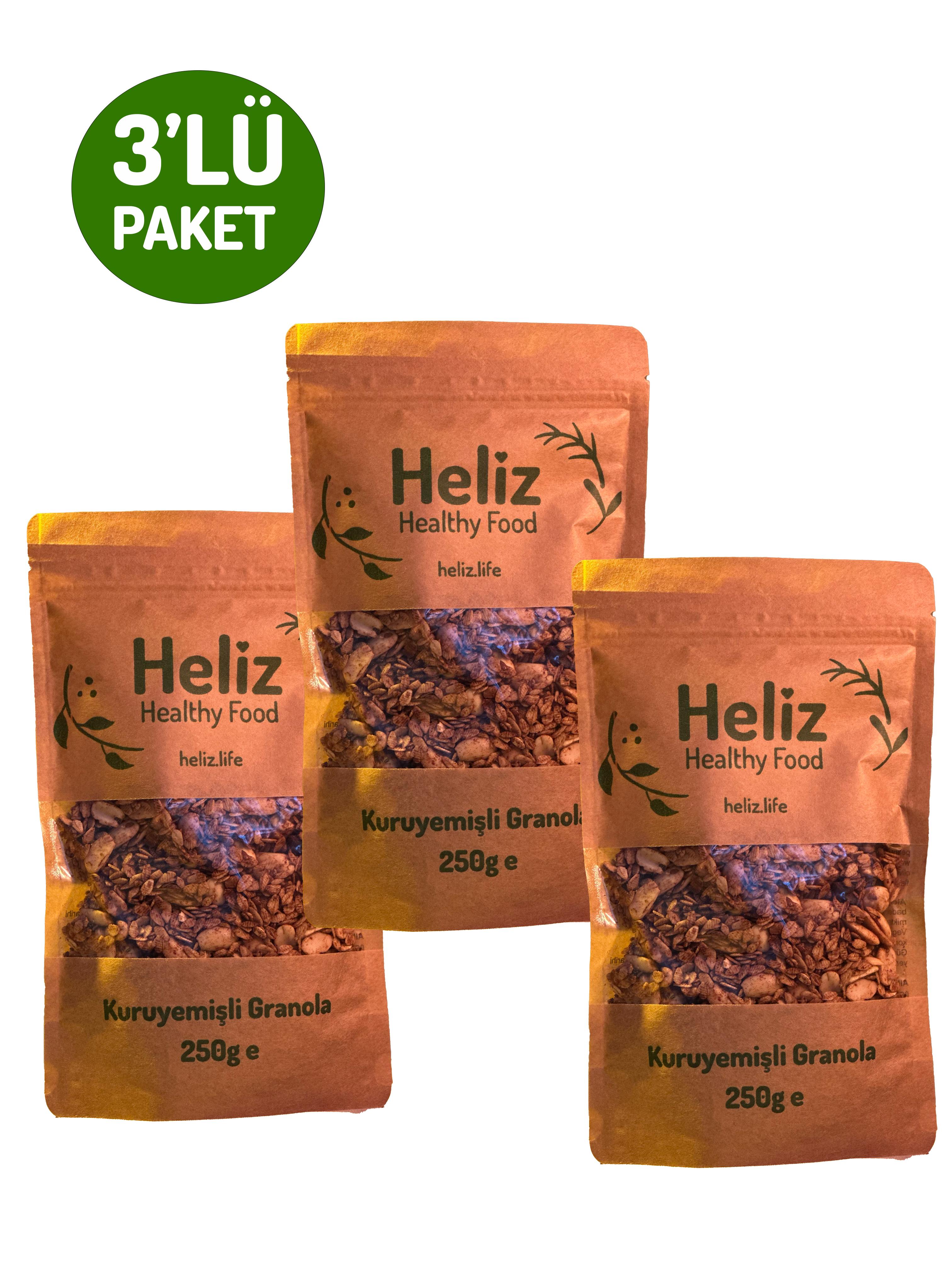 3'lü Kuruyemişli Granola