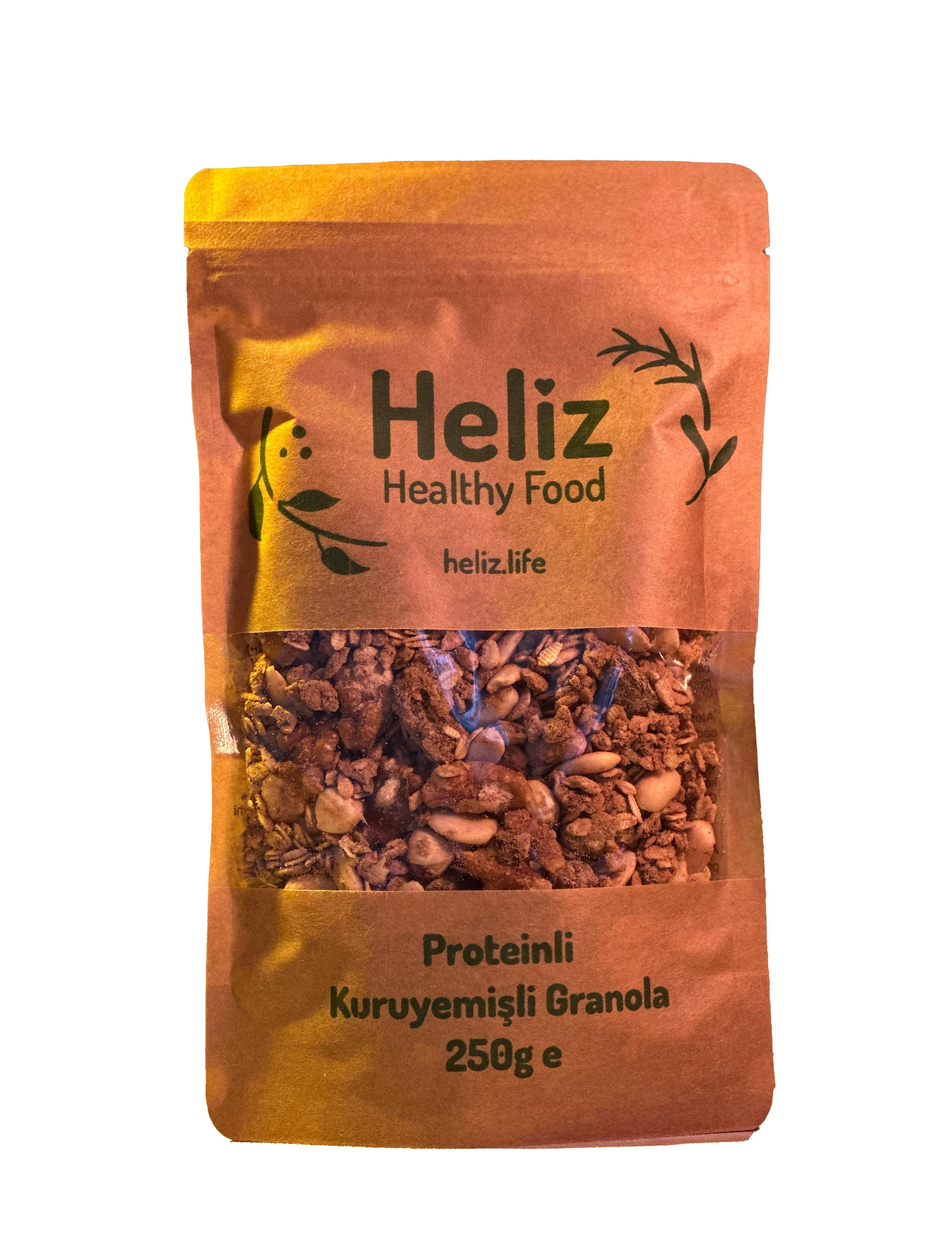 Proteinli Kuruyemişli Granola