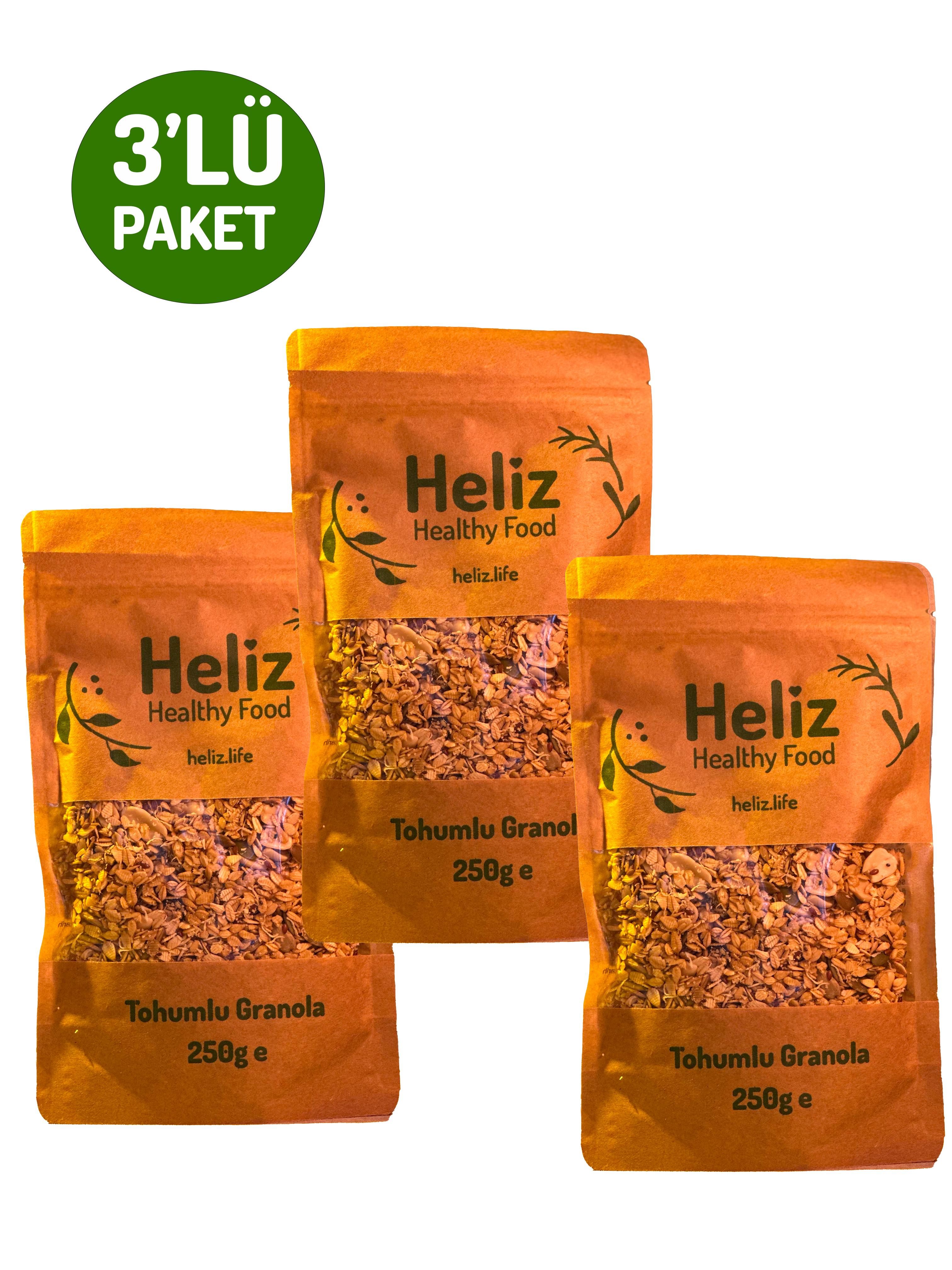 3'lü Tohumlu Granola Paketi