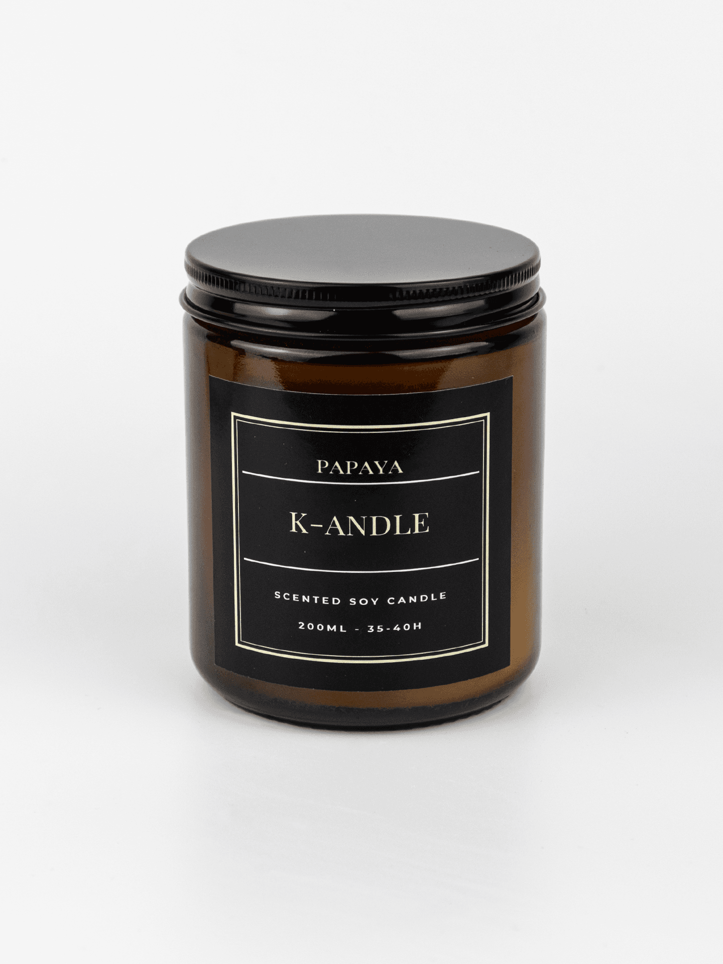 Papaya Scented Soy Candle