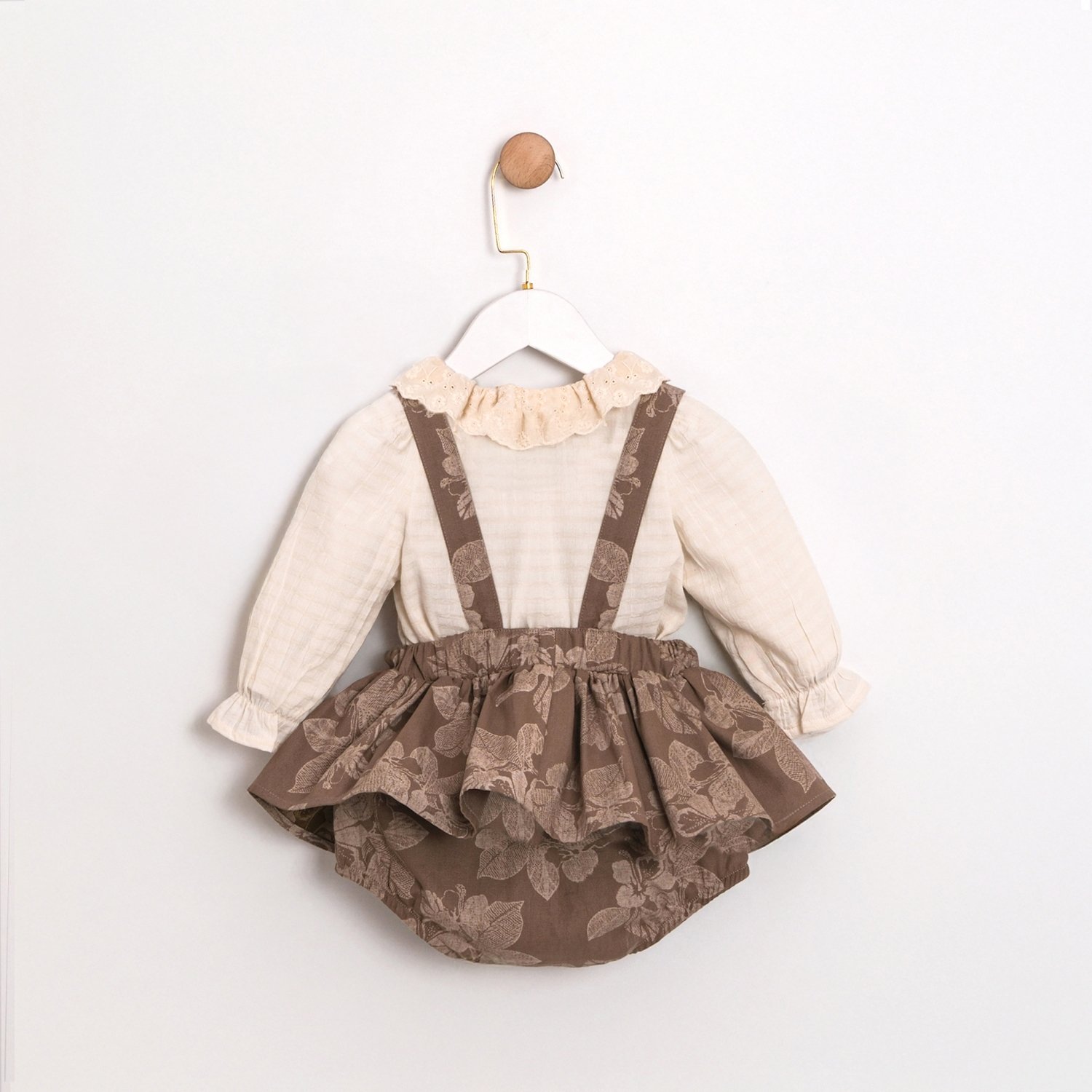 Kız Bebek Beauty 2li Romper Takım