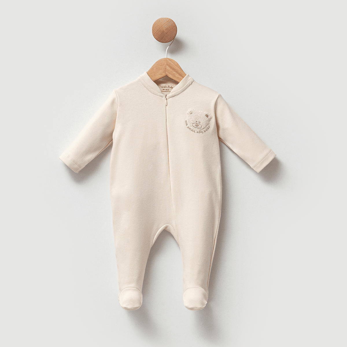 Unisex Premium Ayıcıklı Patikli Tulum