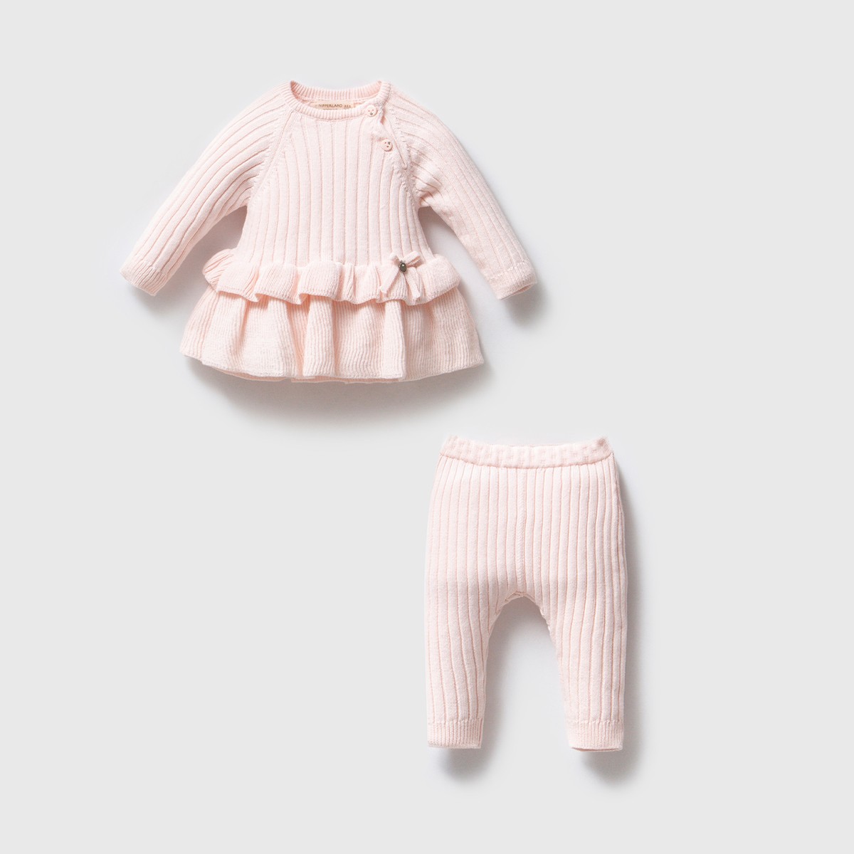 Kız Bebek Premium Pembe Sophia 2li Takım ( Dar Kalıp )