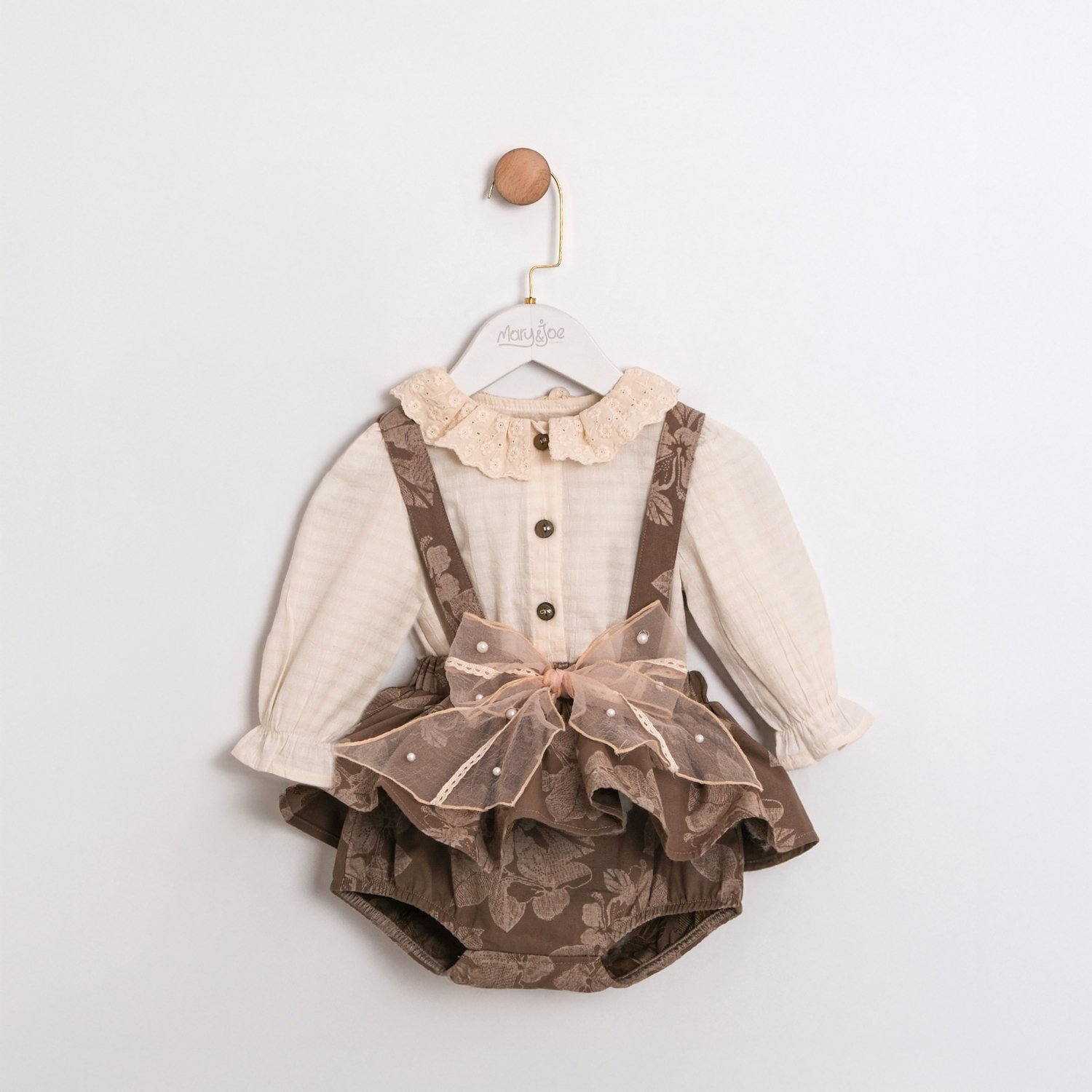 Kız Bebek Beauty 2li Romper Takım