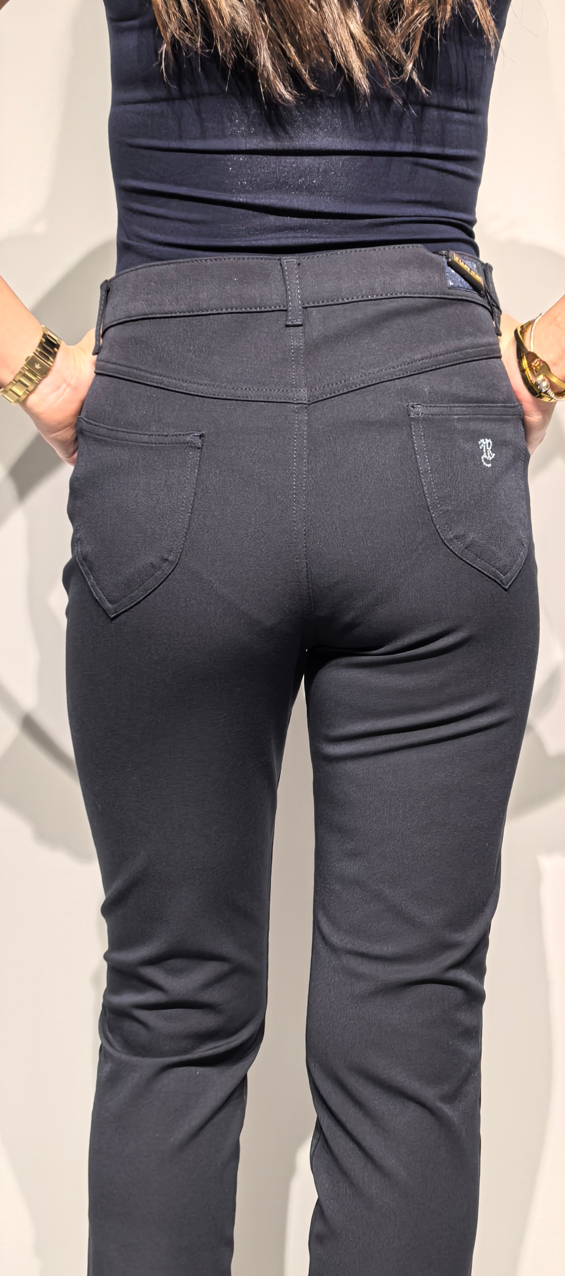 RED APPLE LİKRALI DÜZ KESİM LACİVERT PANTOLON
