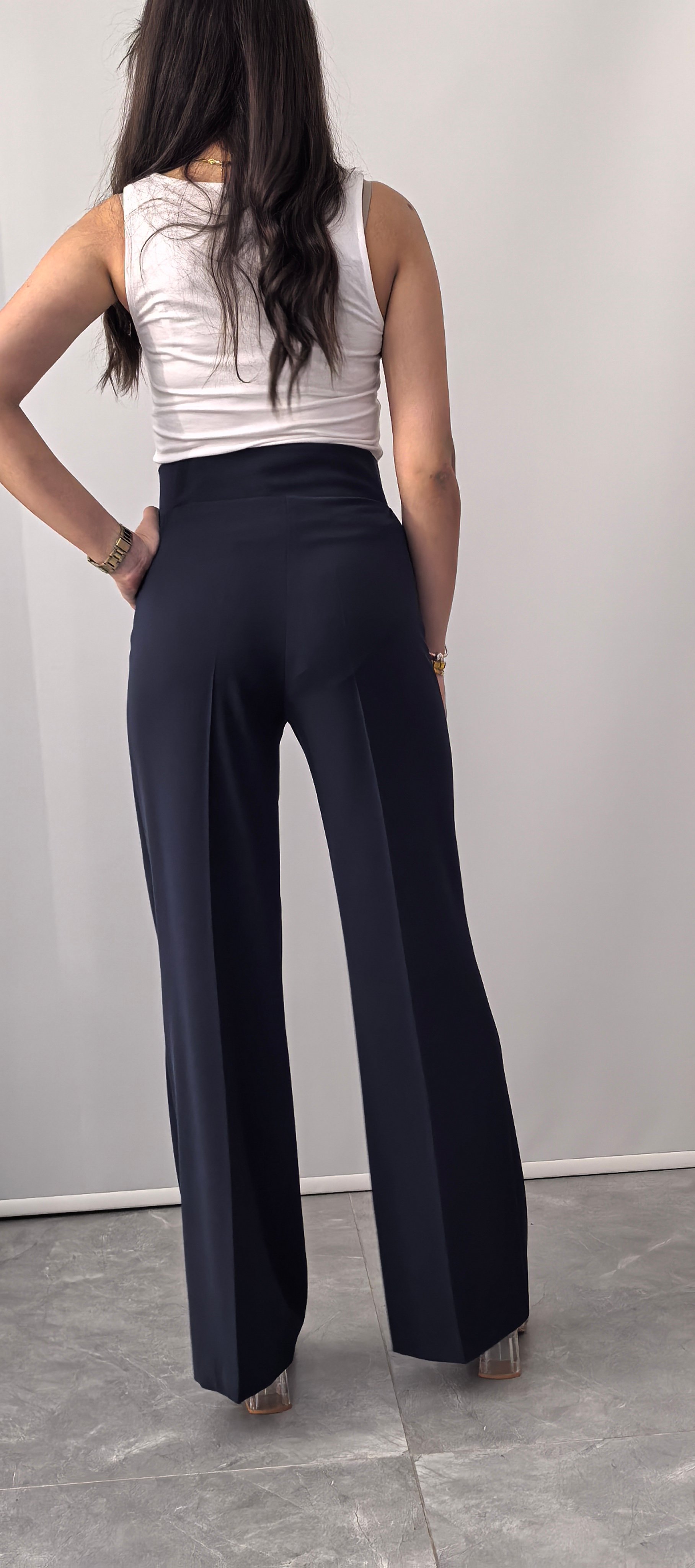 LACİ ÇİMALI DÖKÜMLÜ PANTOLON