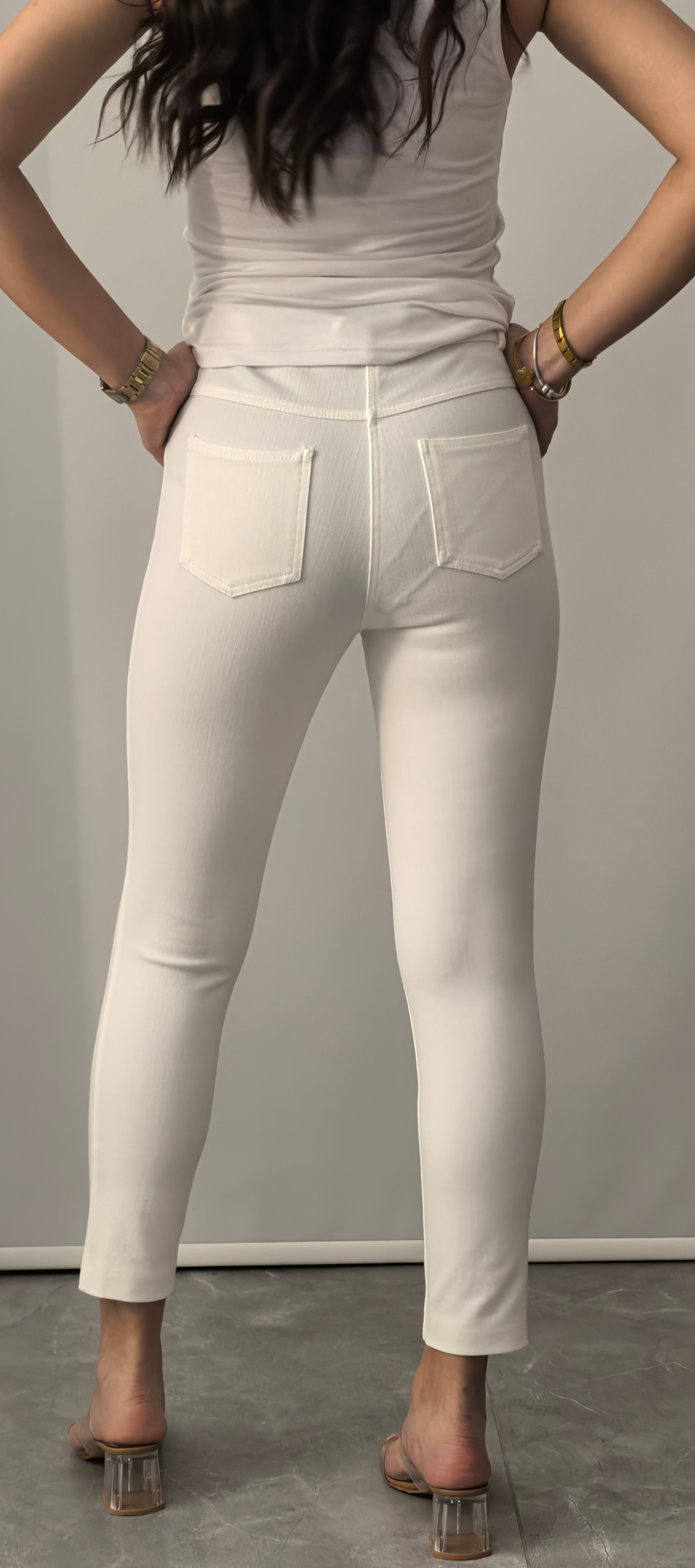 KOTON-VİSKON LİKRALI EKRU PANTOLON