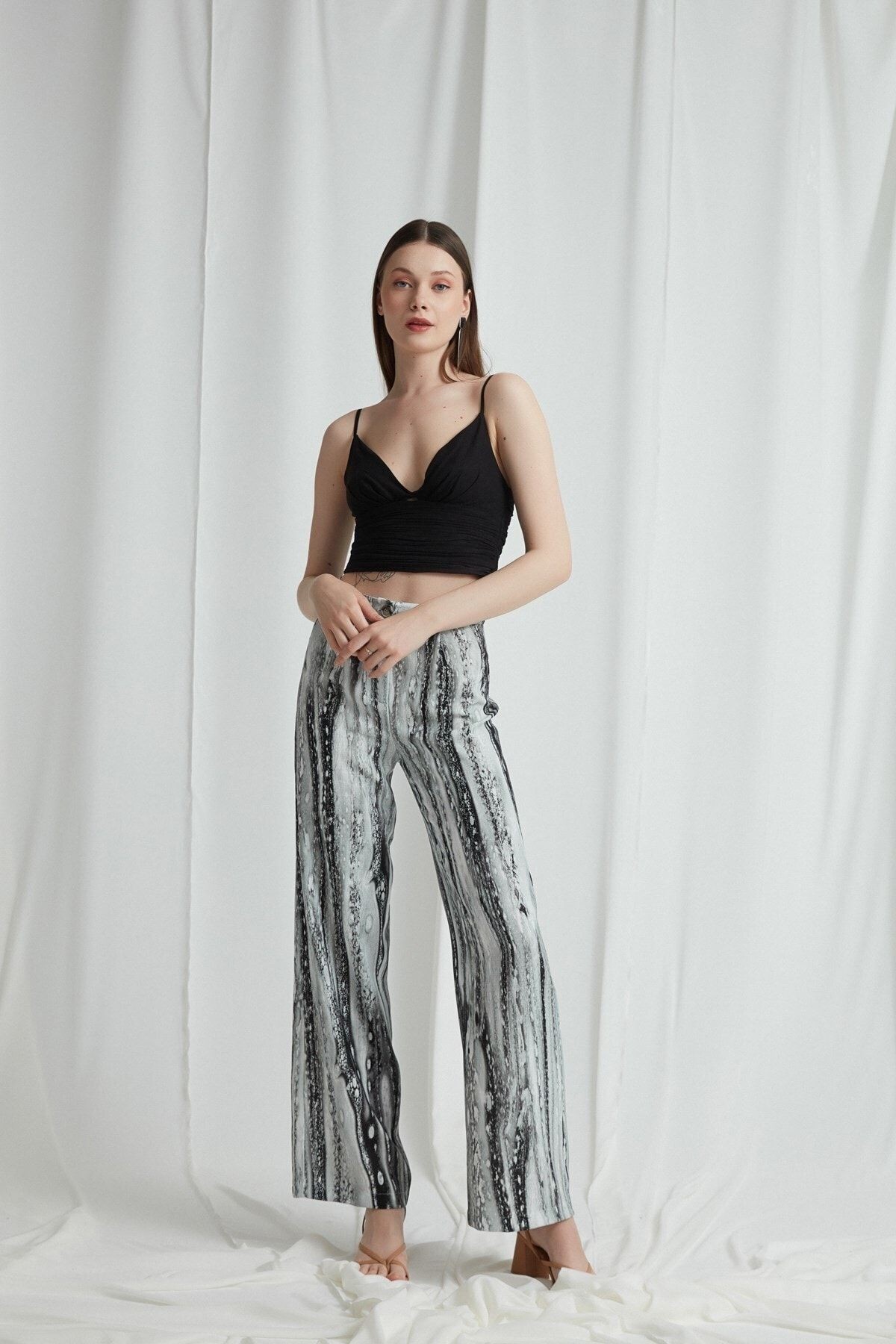 Pantolon / Siyah Batik